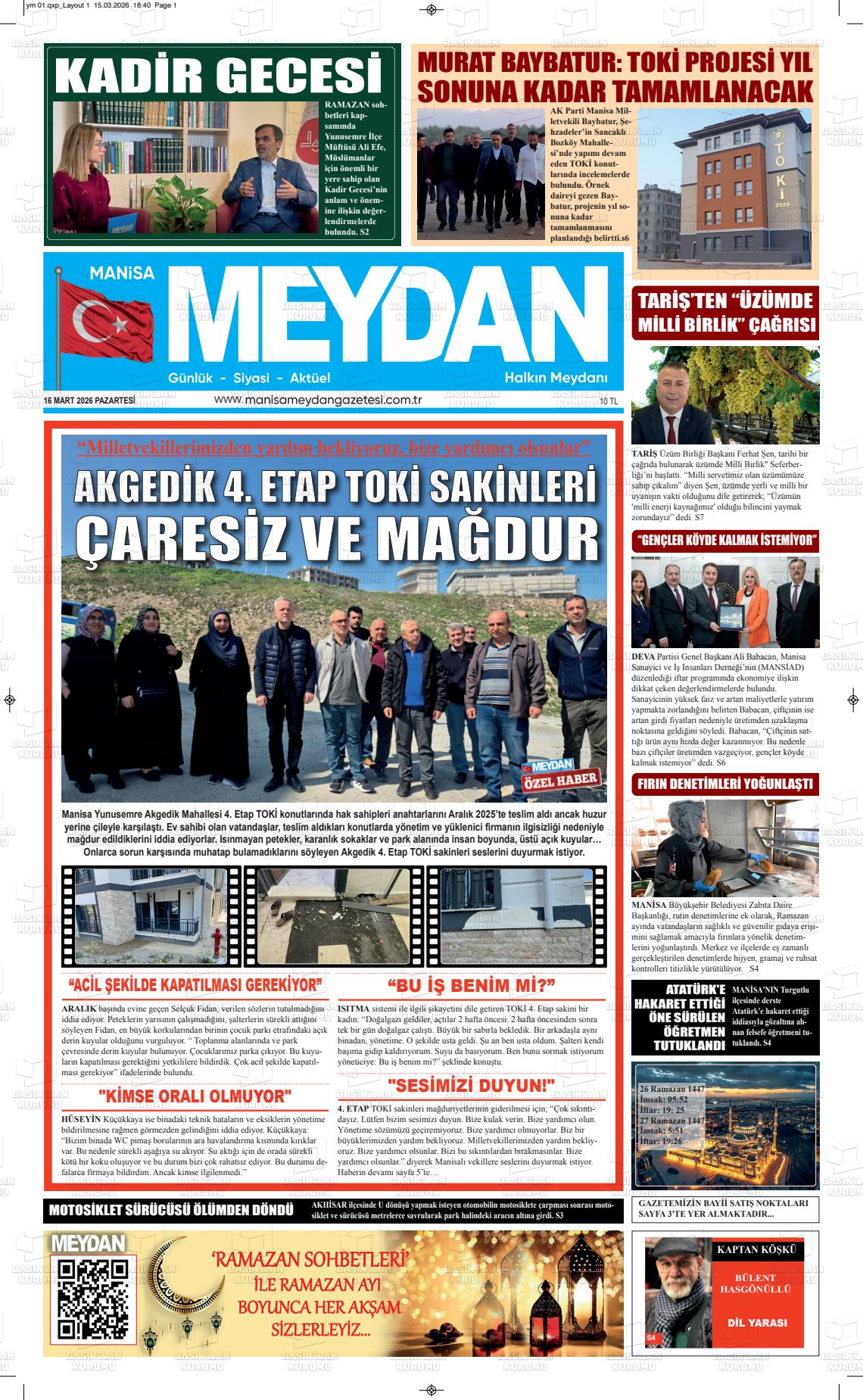 Manisa Yeni 16.03.2026