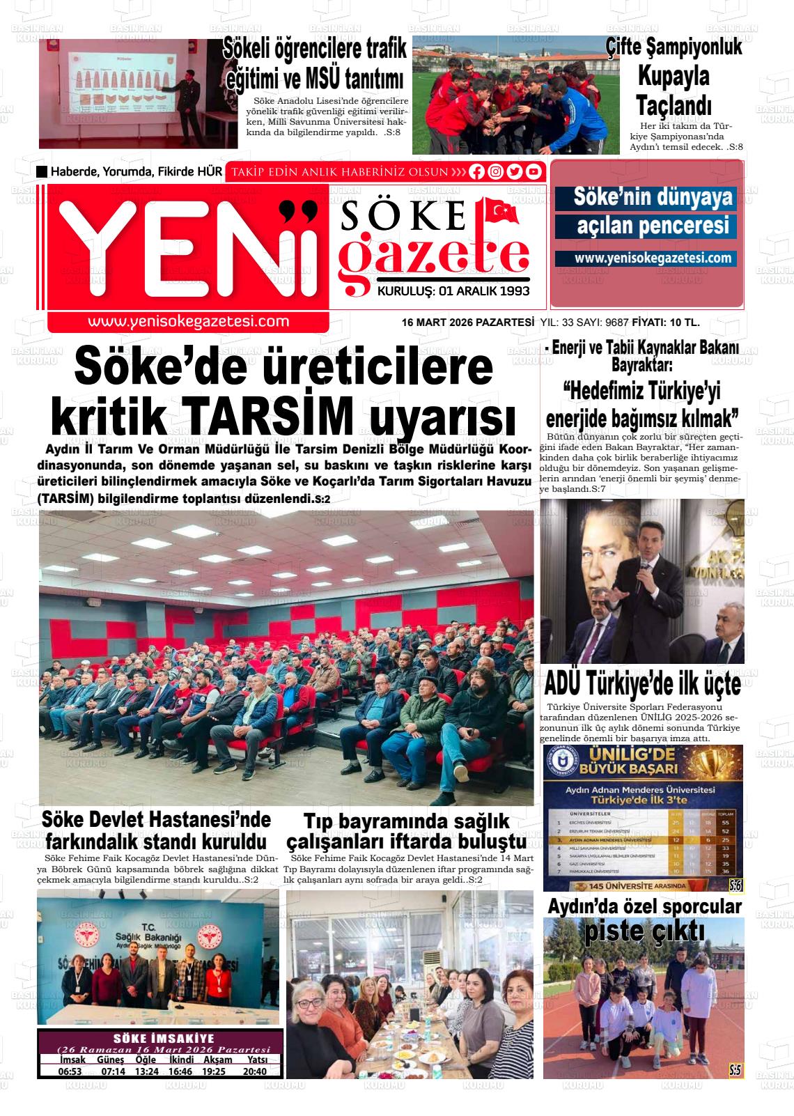 Aydin Yenisoke 16.03.2026