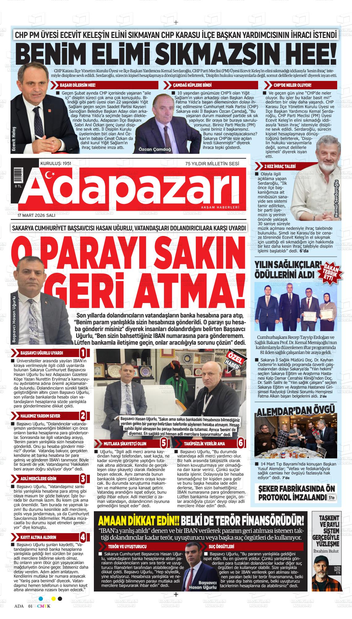 Sakarya Adapazariaksamhaberleri 17.03.2026
