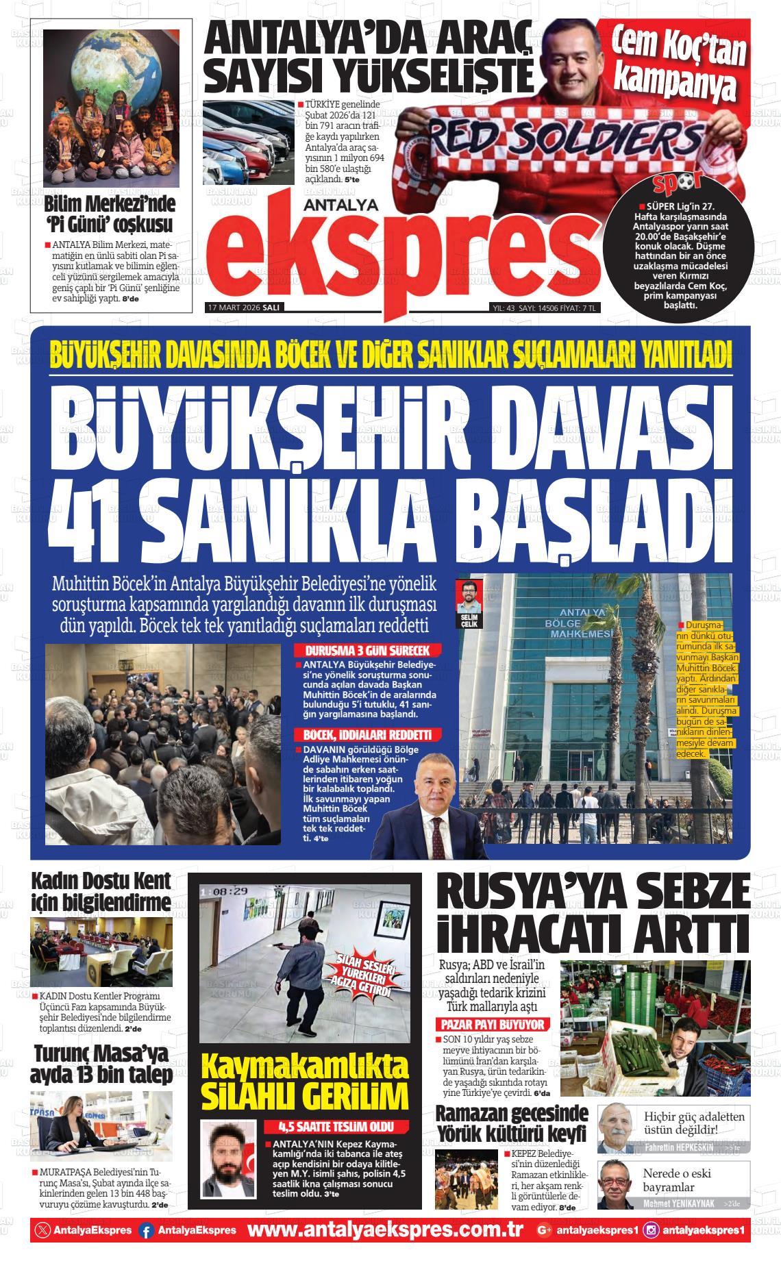 Antalya Ekspres 17.03.2026