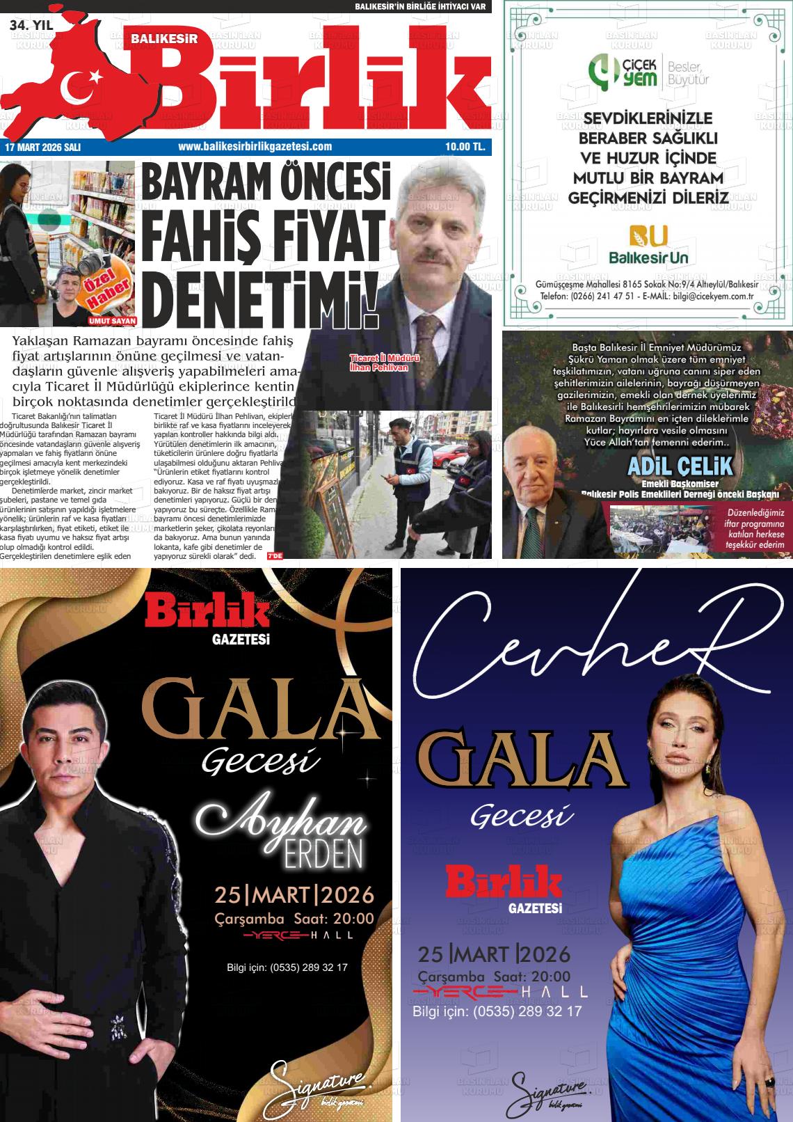 Balikesir Birlik 17.03.2026