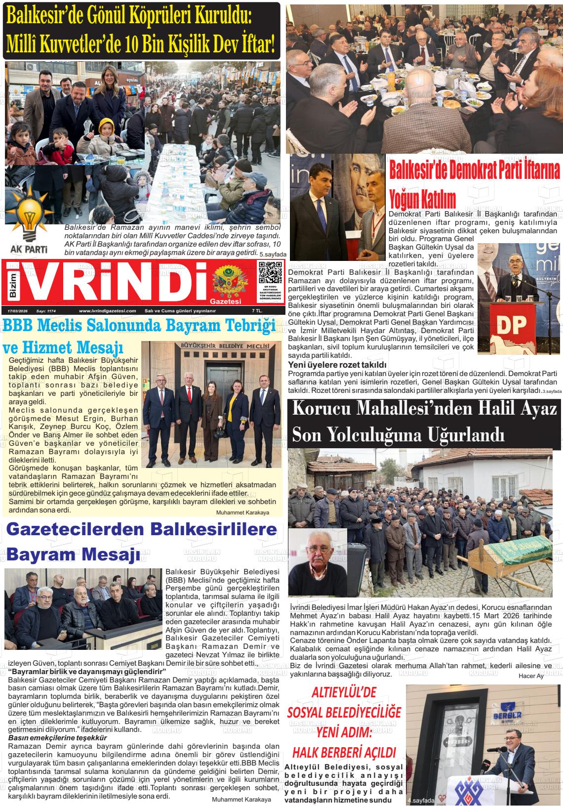 Balikesir Bizimivrindi 17.03.2026