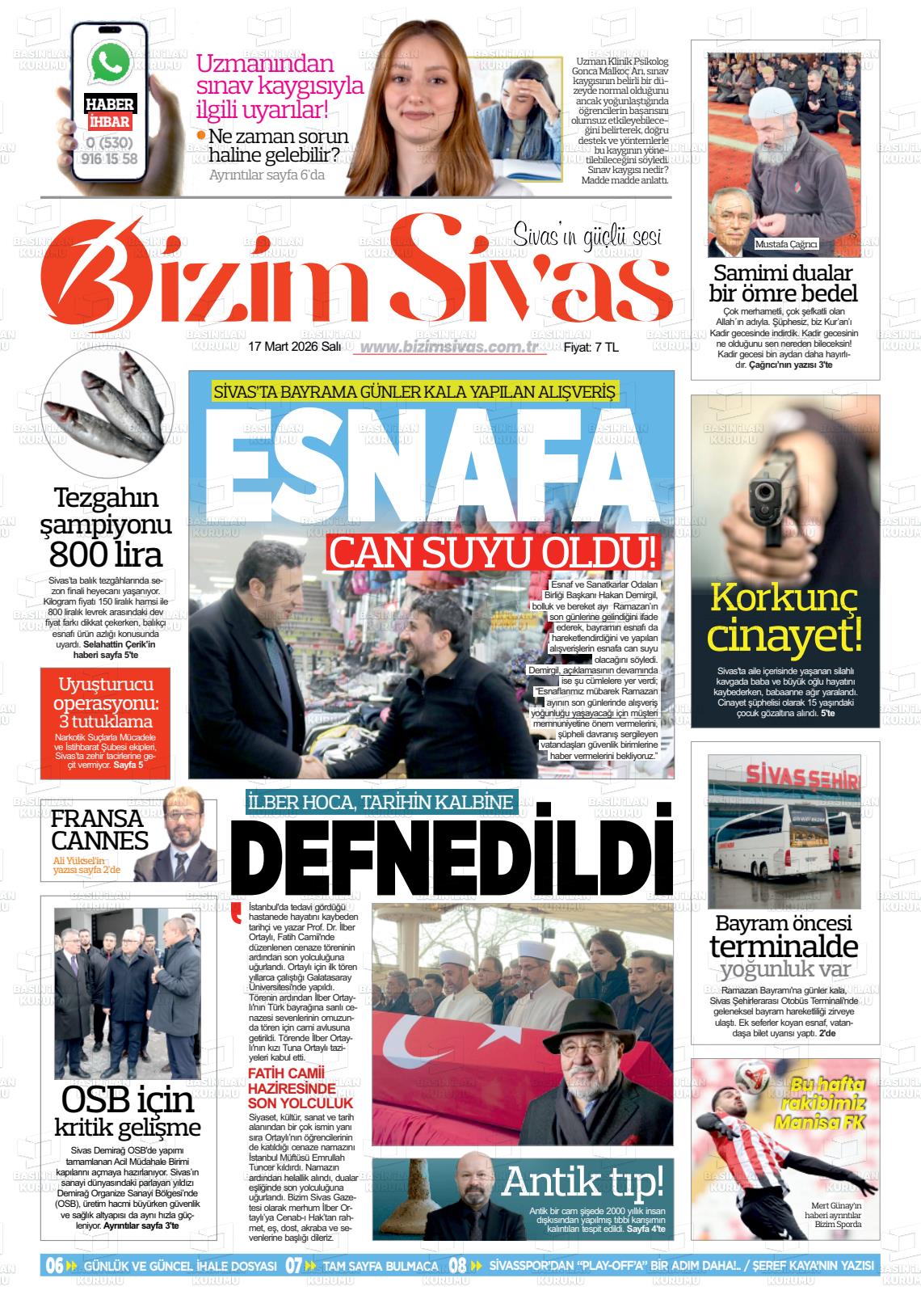 Sivas Bizim 17.03.2026