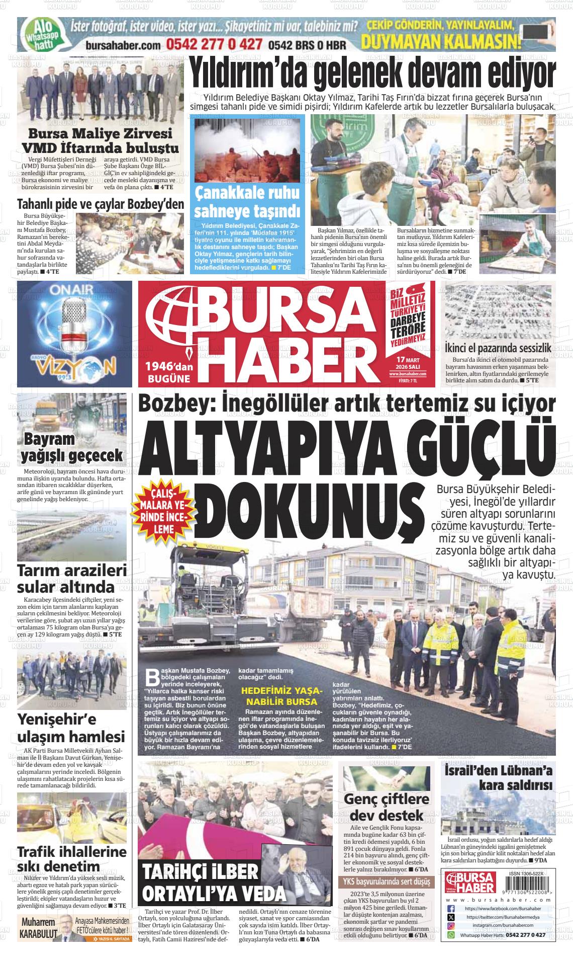 Bursa Haber 17.03.2026