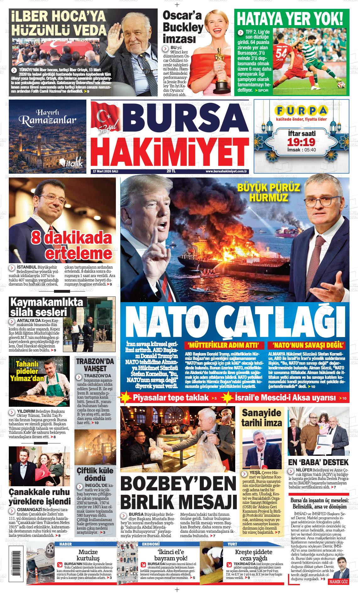 Bursa Hakimiyet 17.03.2026