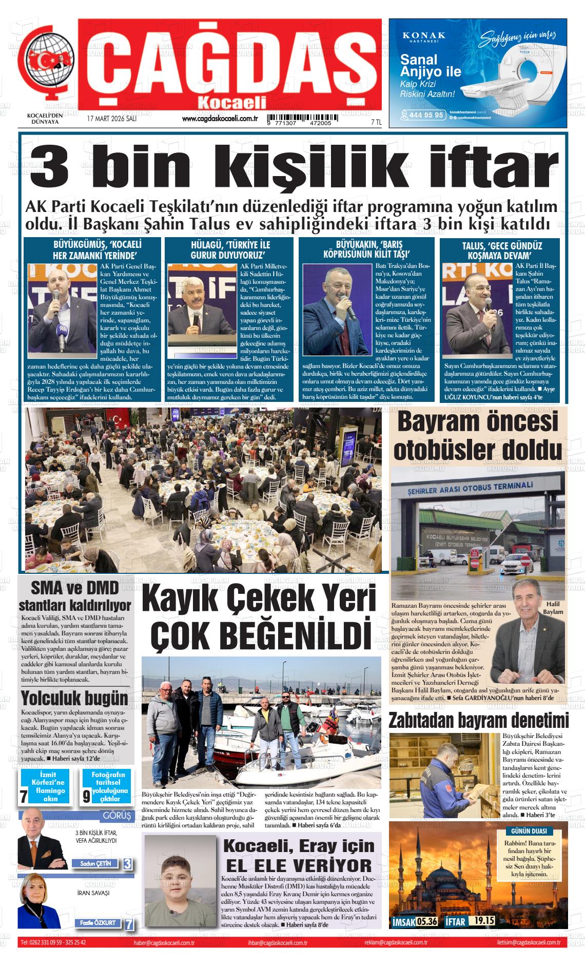 Kocaeli Cagdas 17.03.2026