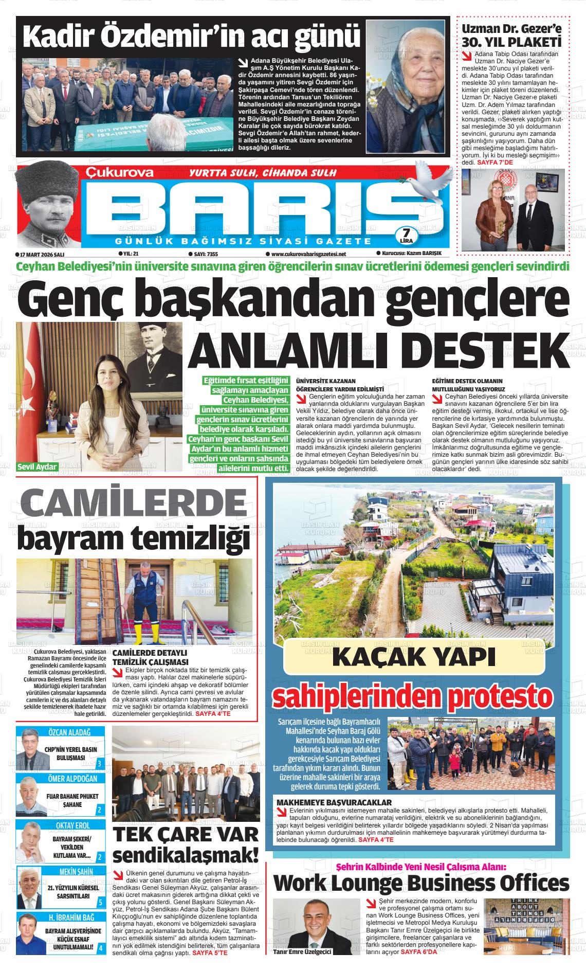 Adana Cukurovabaris 17.03.2026