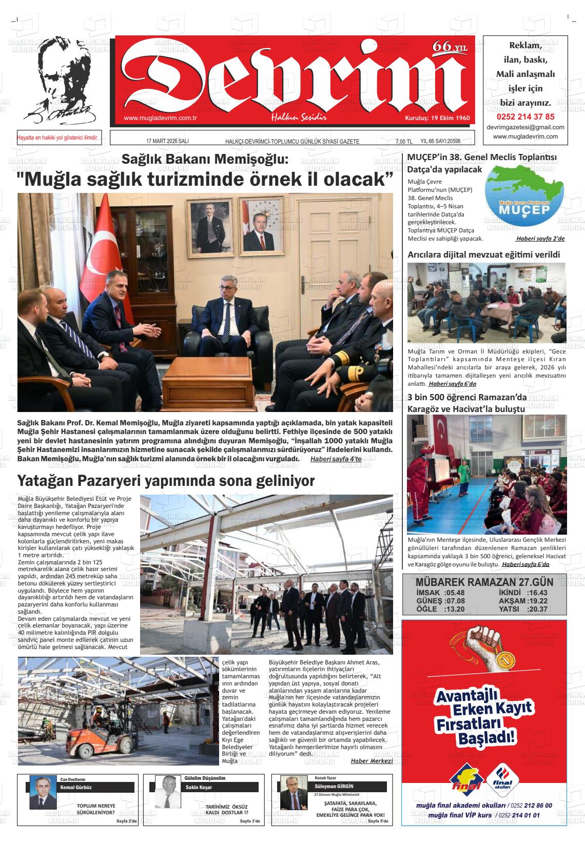 Tekirdag Devrim 17.03.2026