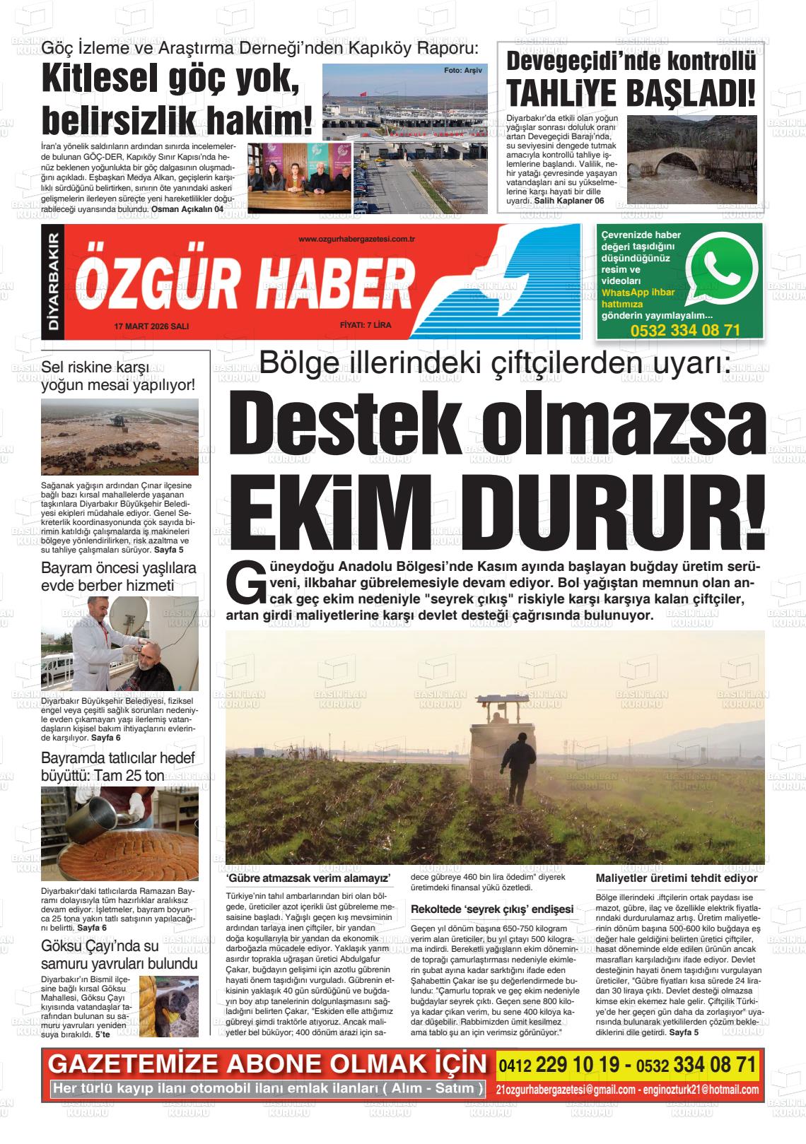 Diyarbakir Ozgurhaber 17.03.2026