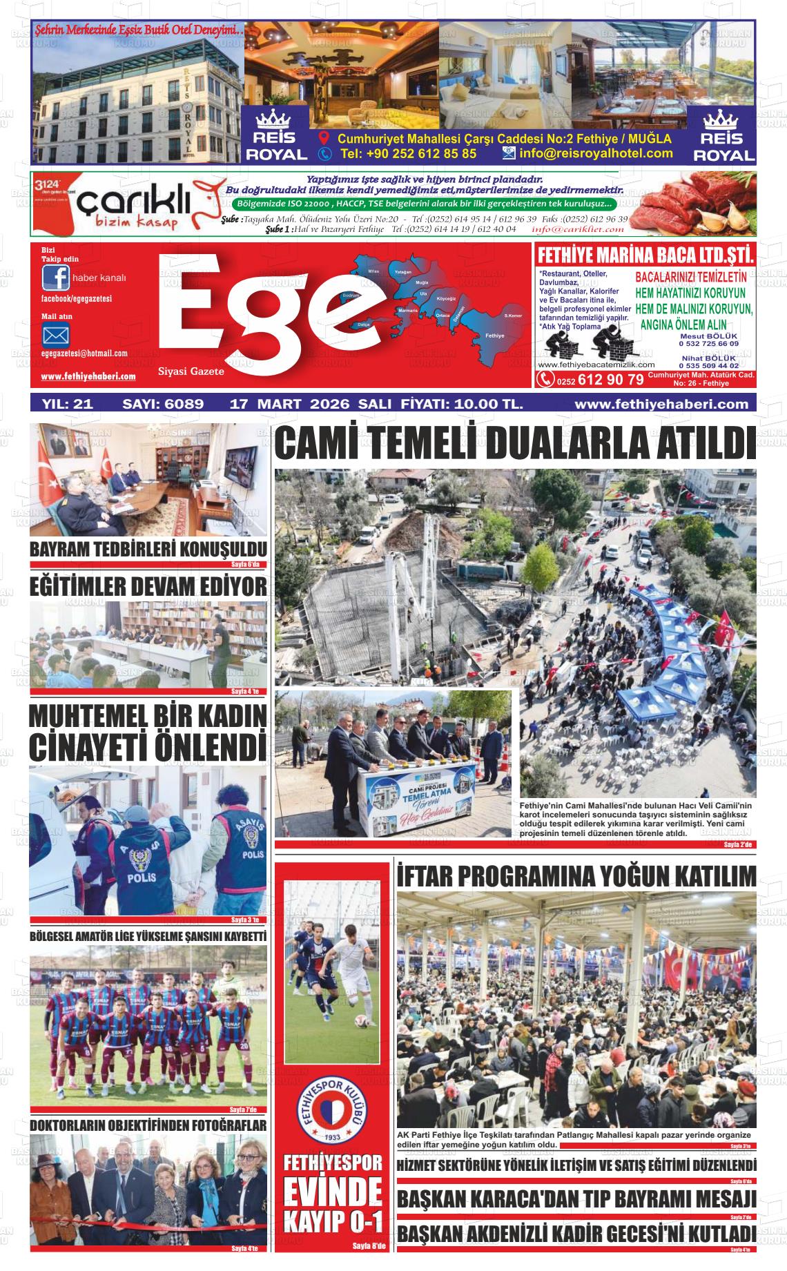 Mugla Egefethiye 17.03.2026