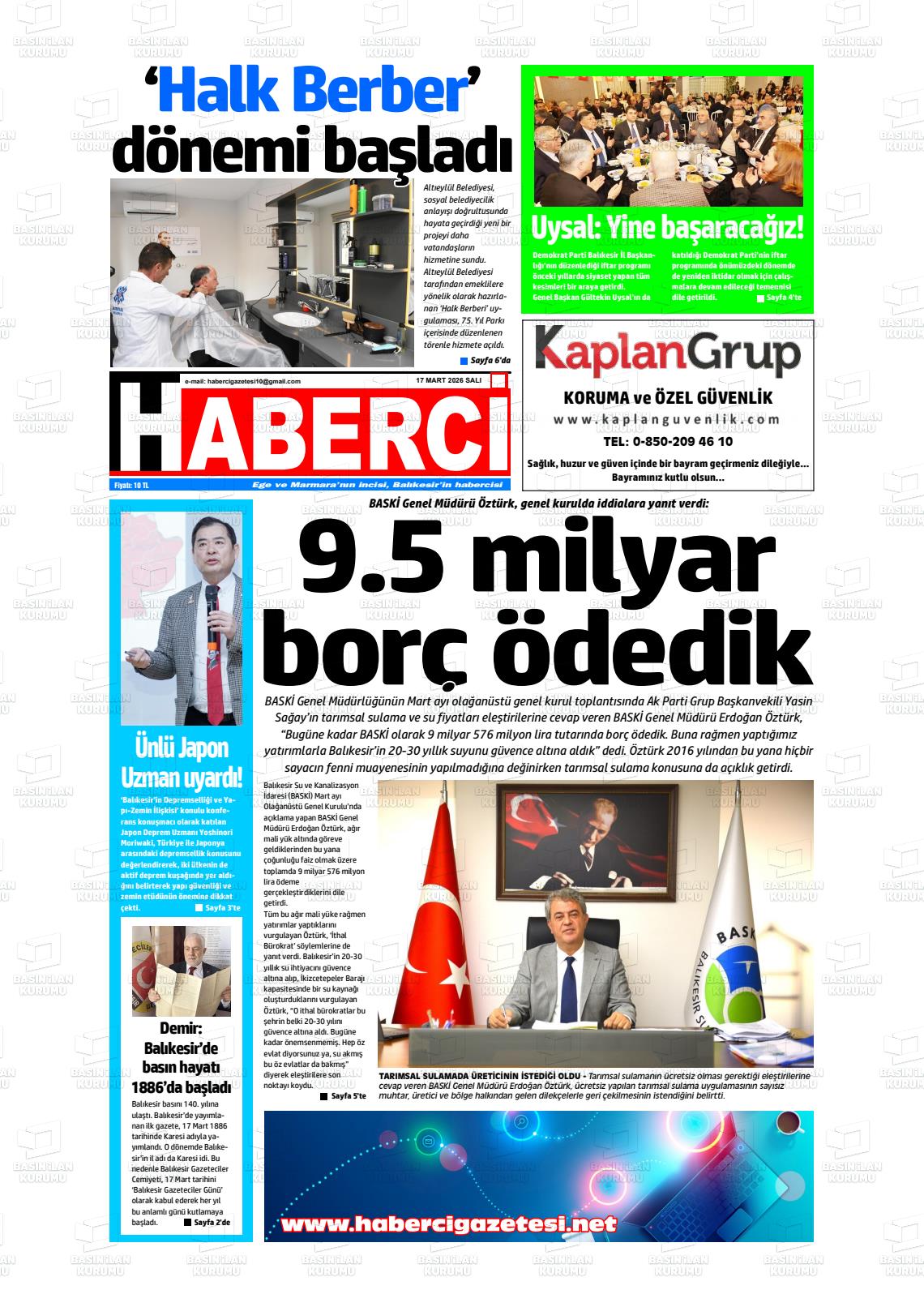 Mersin Haberci 17.03.2026