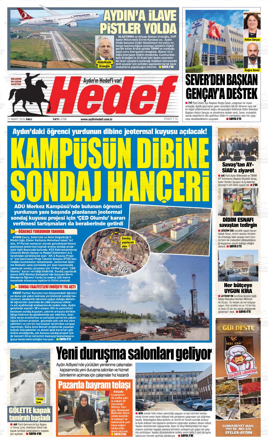 Canakkale Hedef 17.03.2026