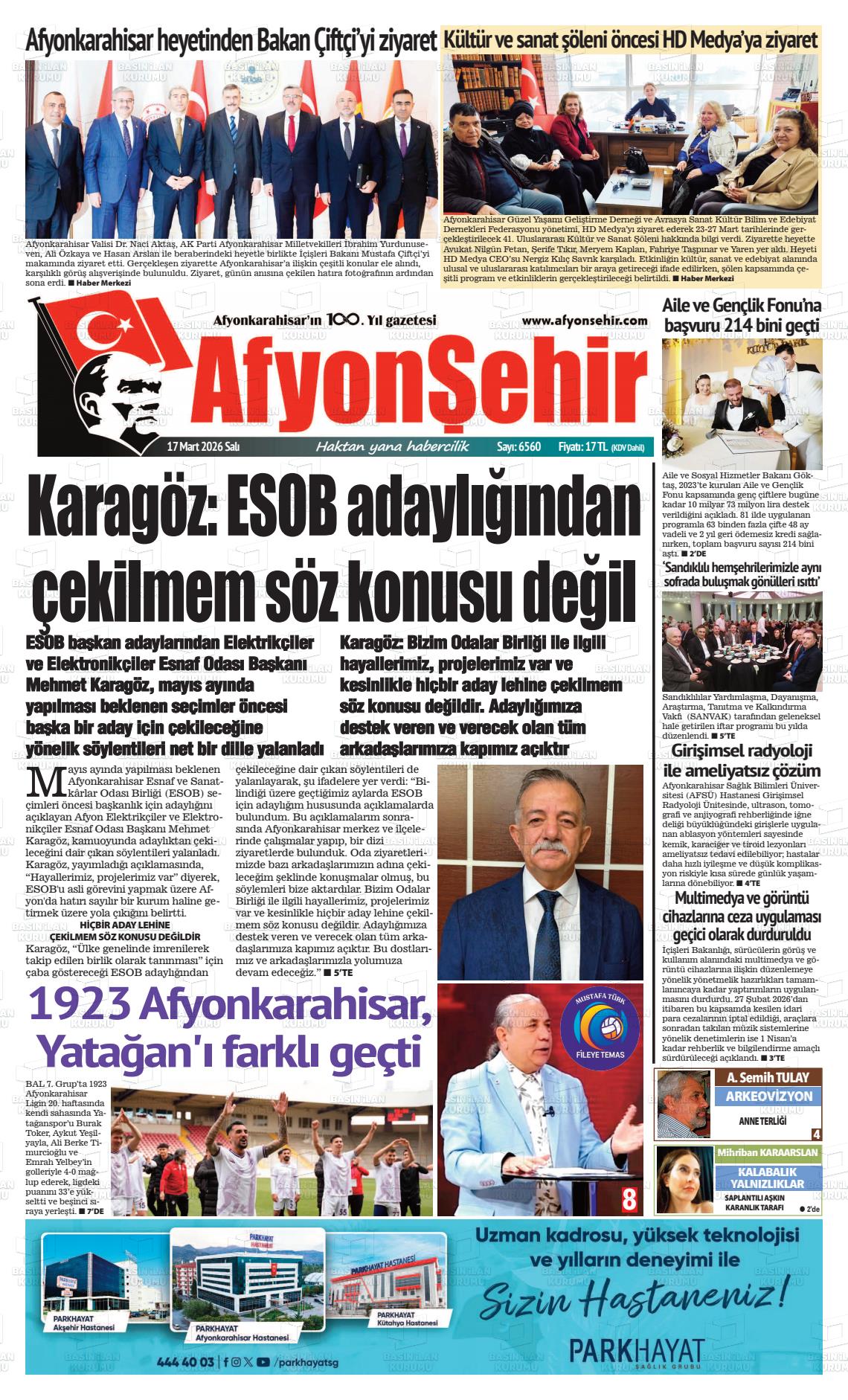 Afyonkarahisar Hisar 17.03.2026