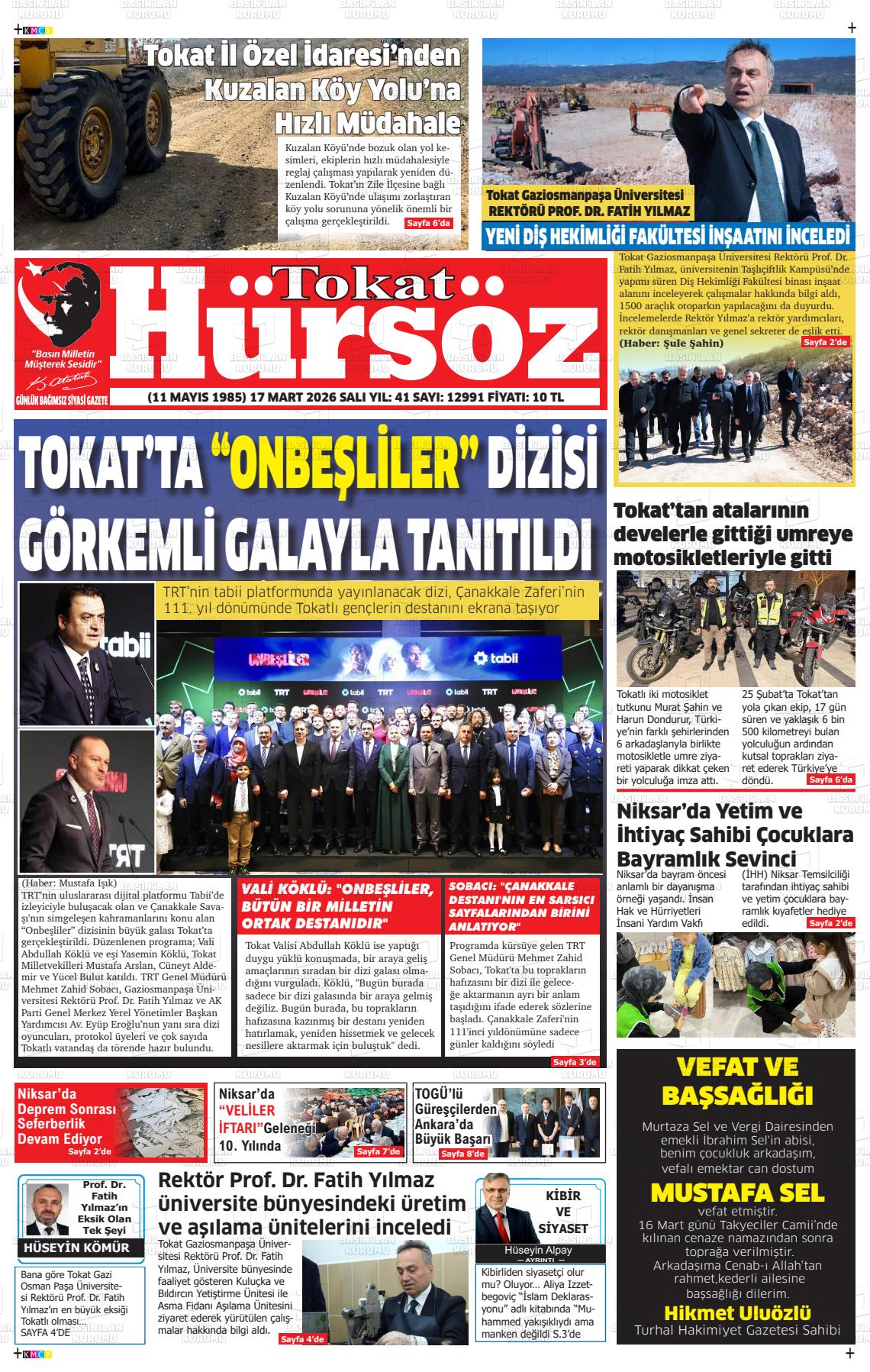Tokat Hursoz 17.03.2026
