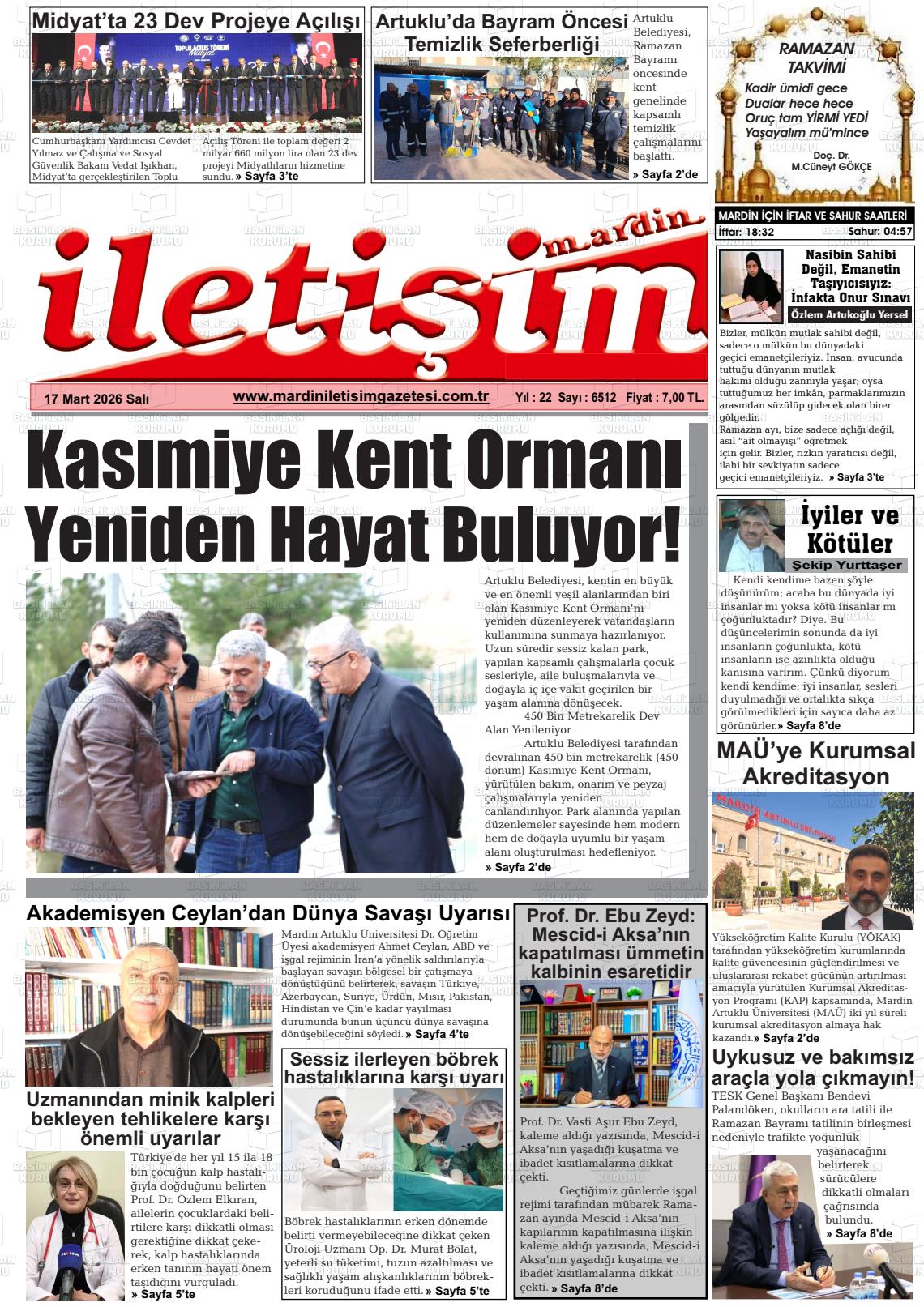 Mardin Iletisim 17.03.2026