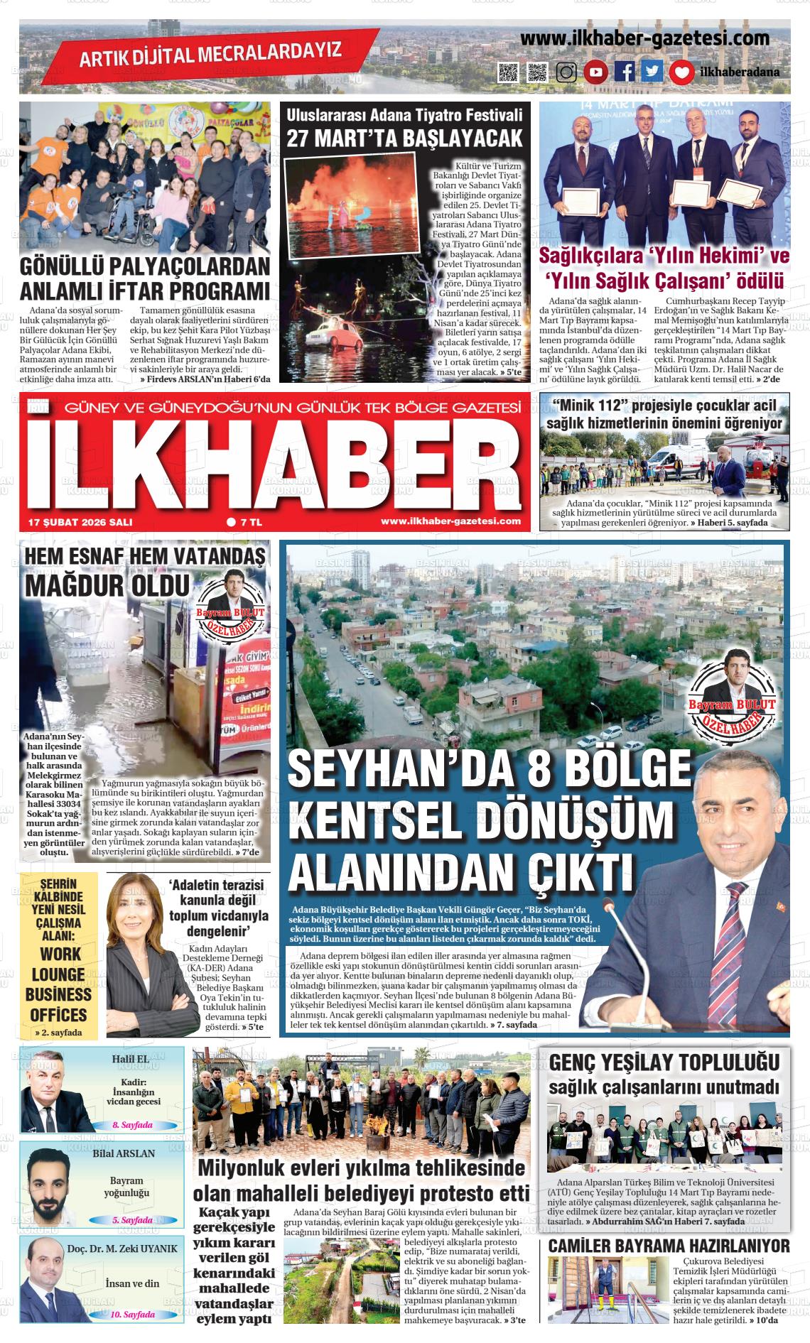 Adana Ilkhaber 17.03.2026