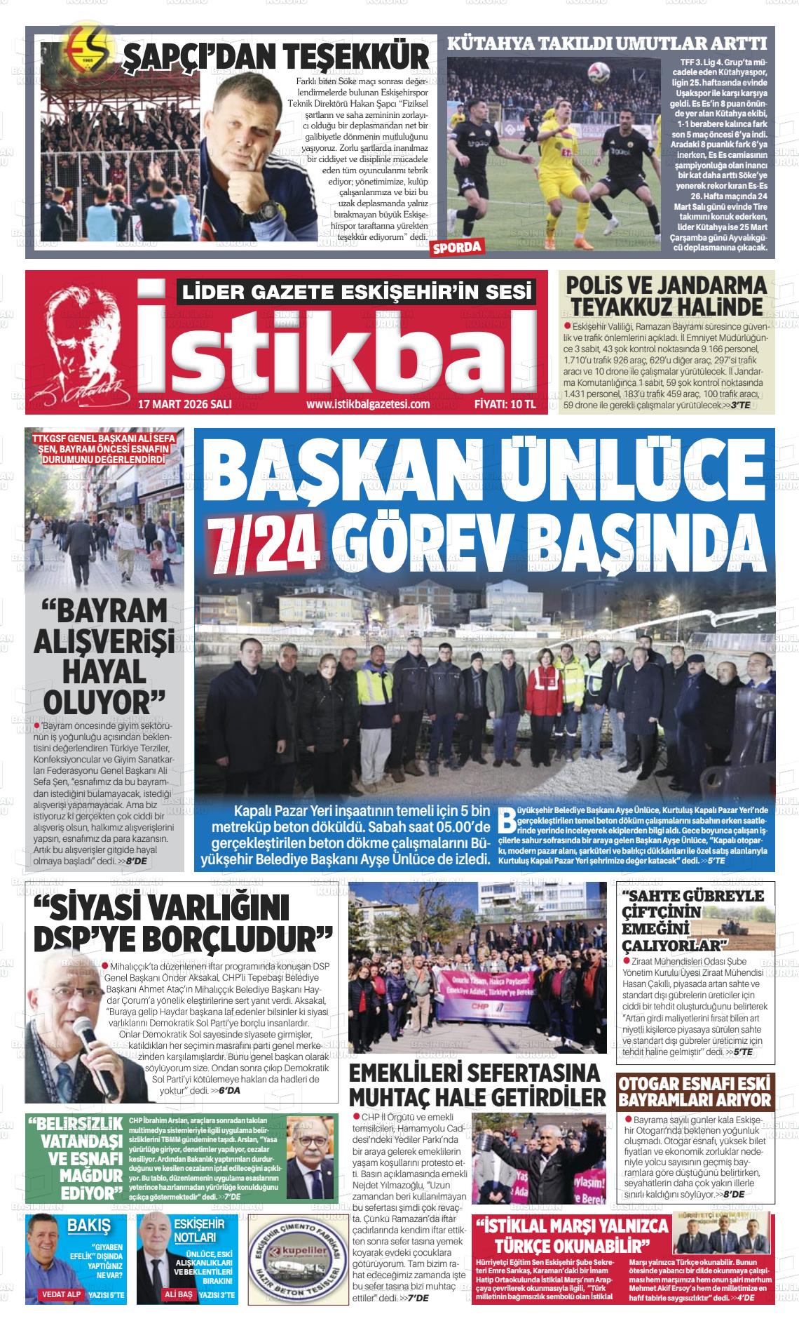 Eskisehir Istikbal 17.03.2026