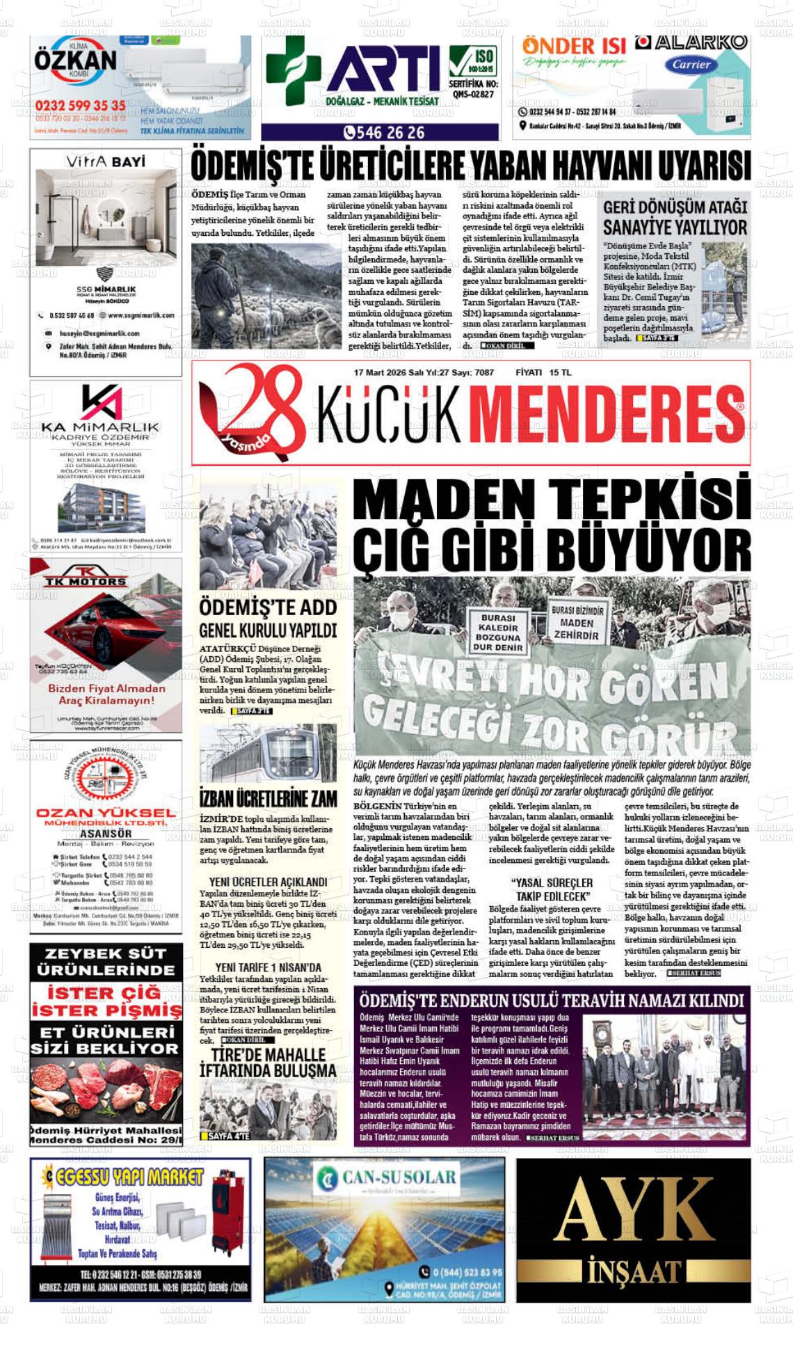 Izmir Kucukmenderes 17.03.2026