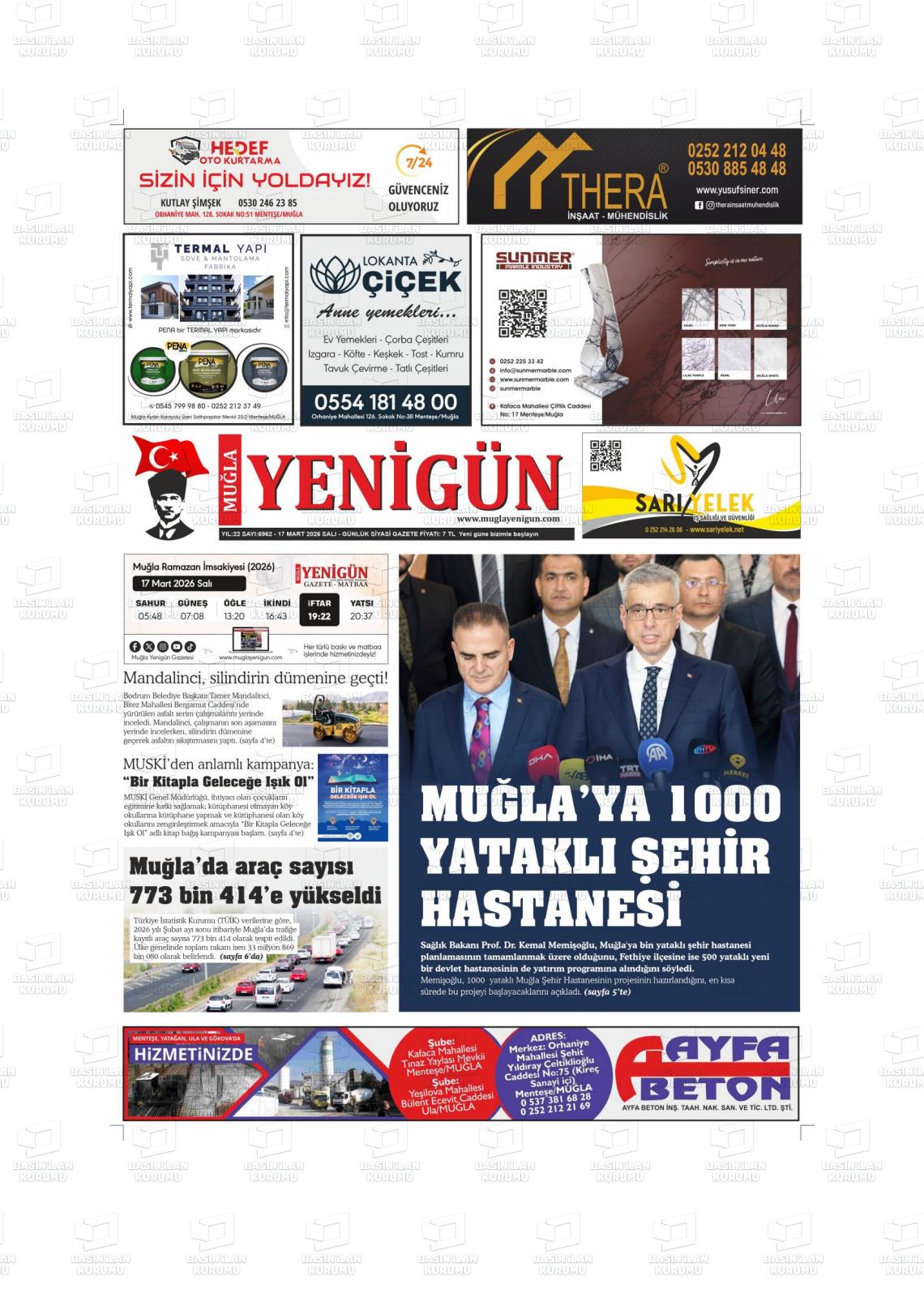 Mugla Yenigun 17.03.2026