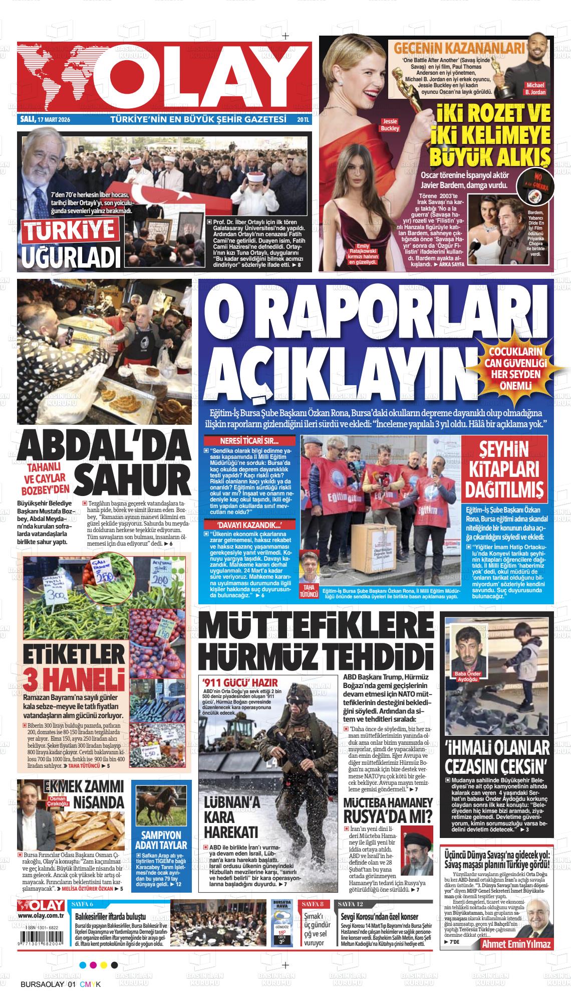 Hatay Olay 17.03.2026