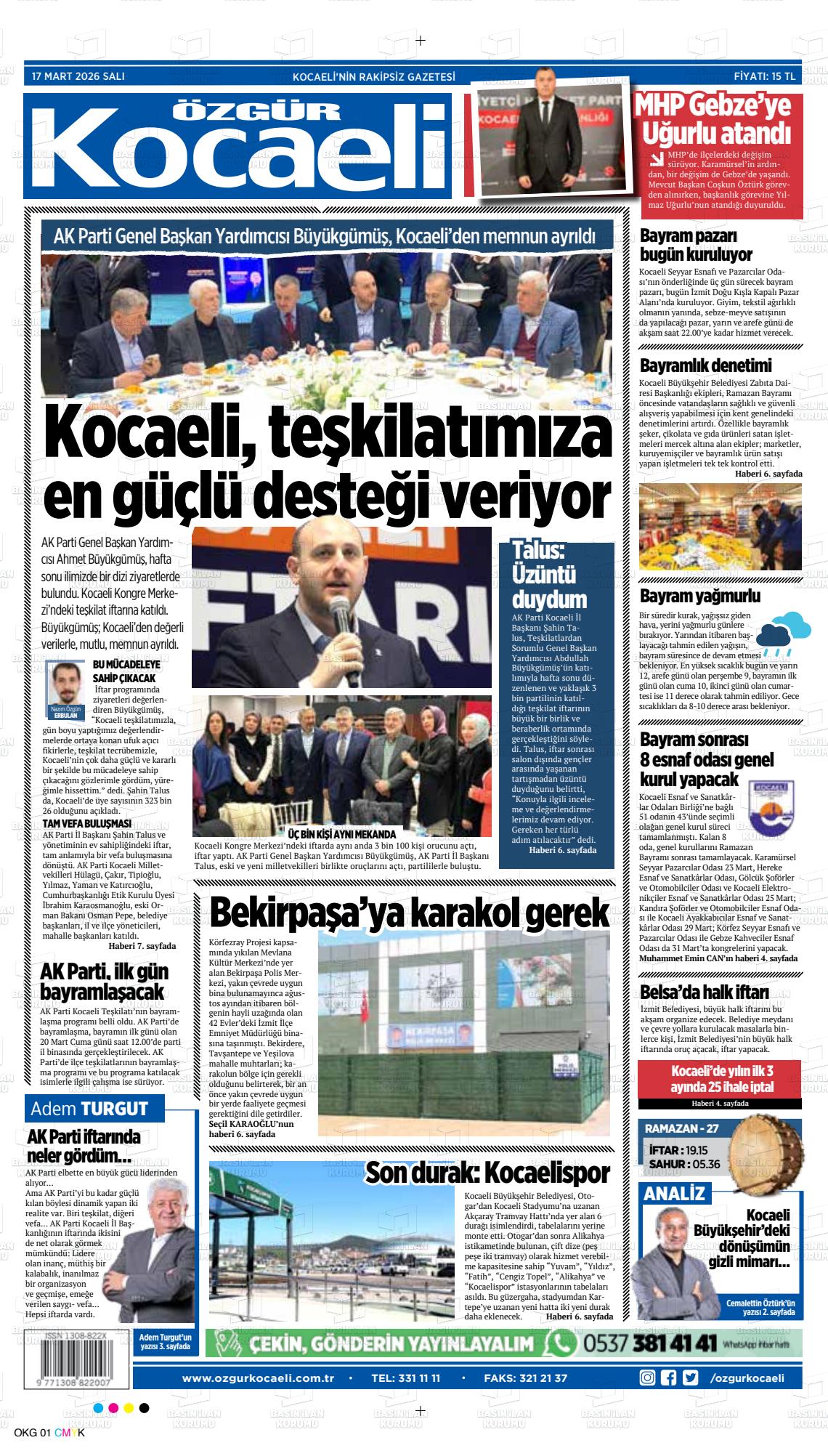 Kocaeli Ozgur 17.03.2026