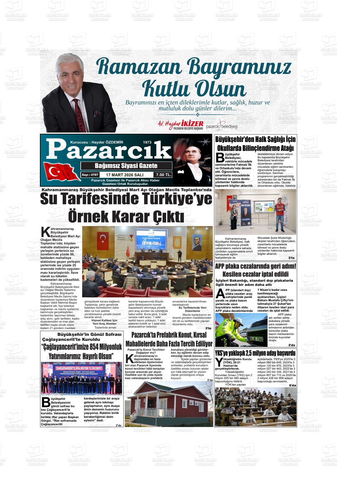 Kahramanmaras Pazarcik 17.03.2026