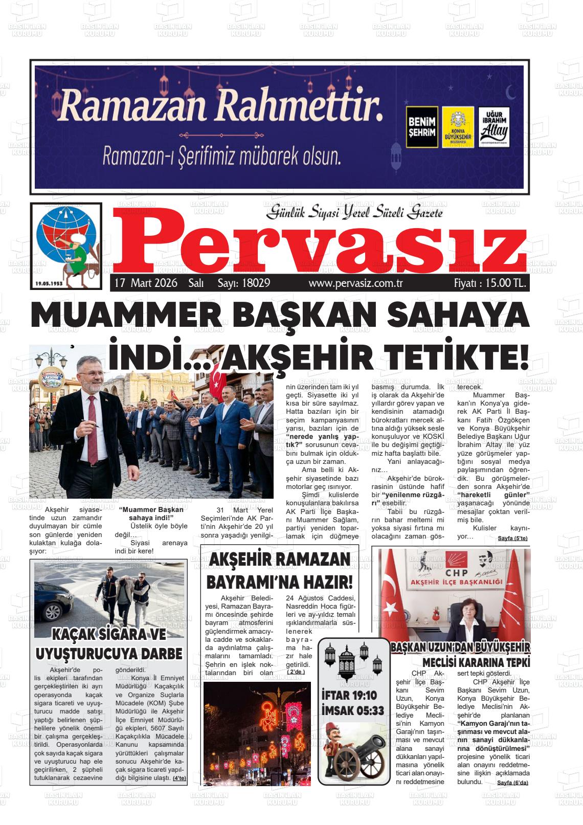 Konya Pervasiz 17.03.2026