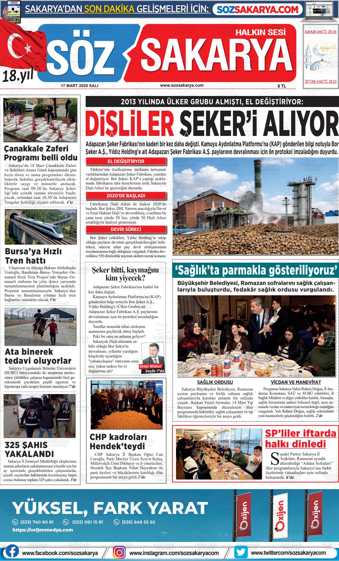 Sakarya Halk 17.03.2026