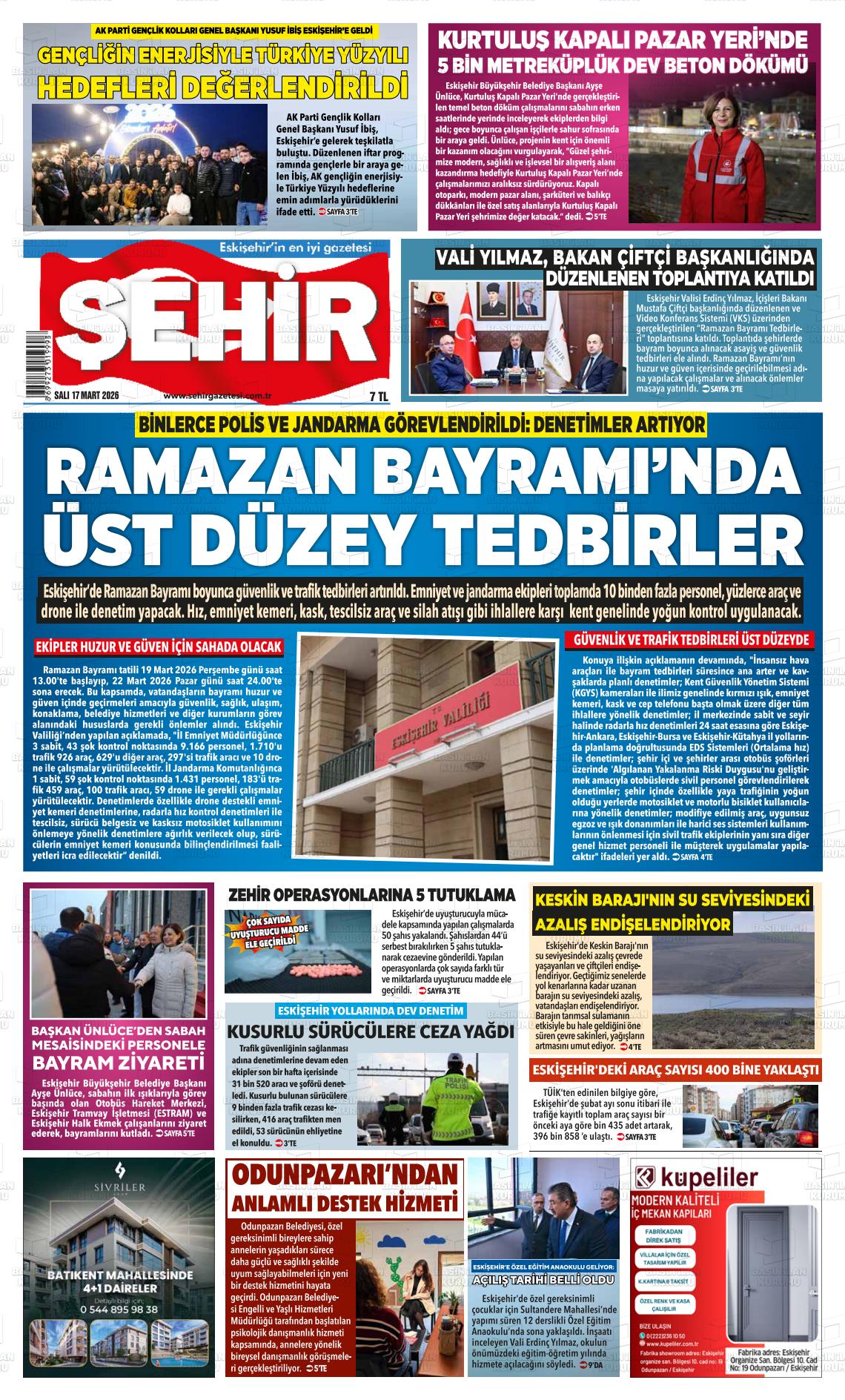 Eskisehir Sehir 17.03.2026