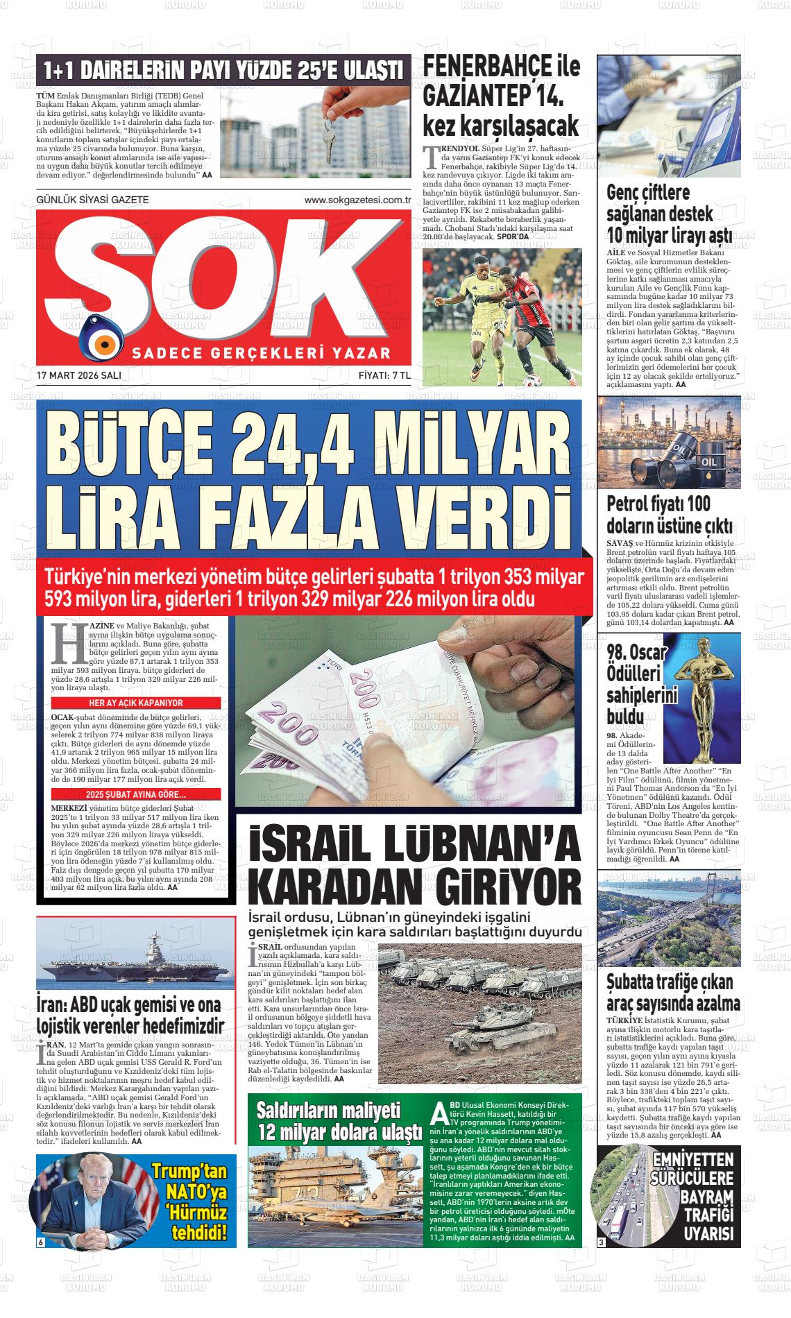 Istanbul Sok 17.03.2026