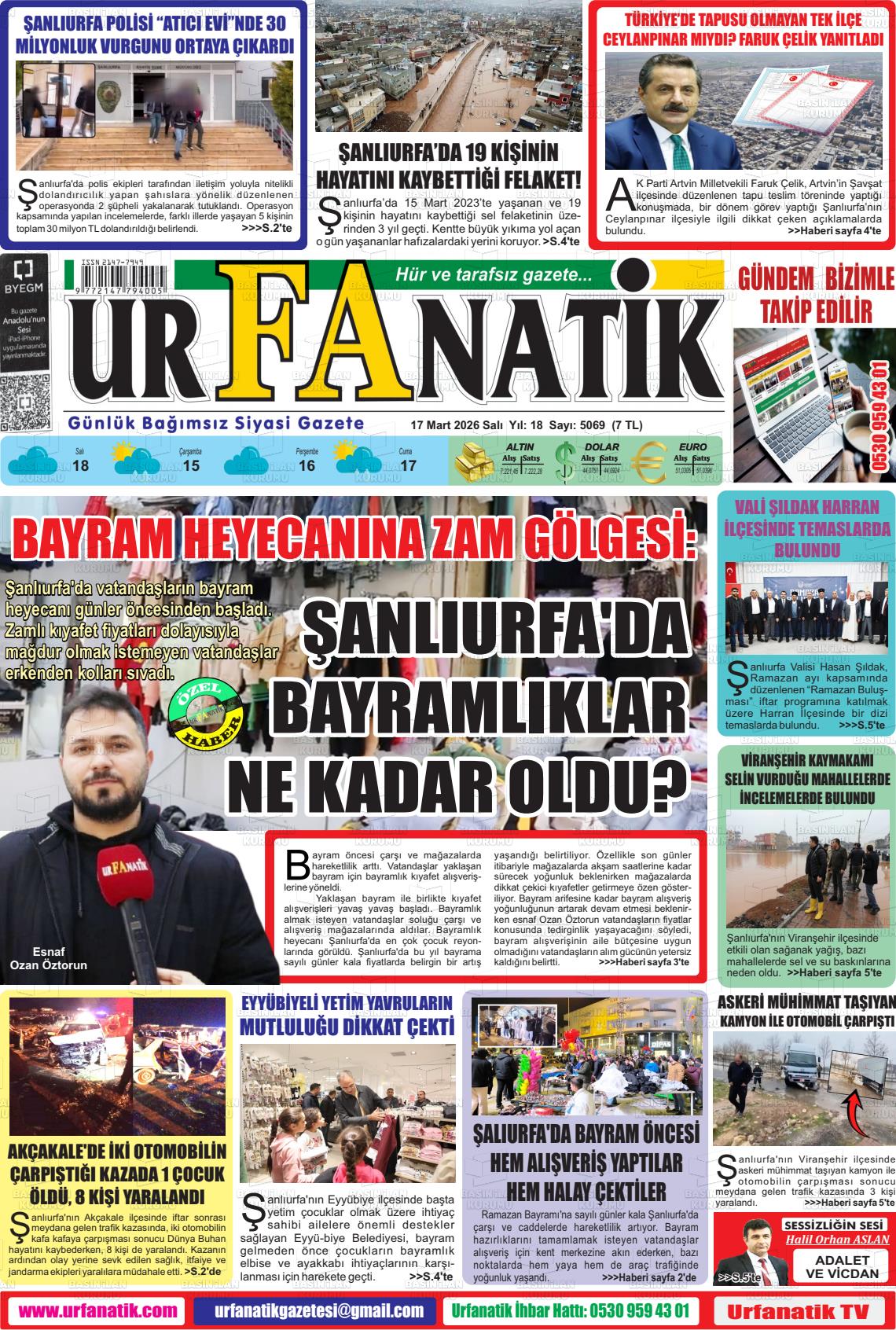 Sanliurfa Urfanatik 17.03.2026