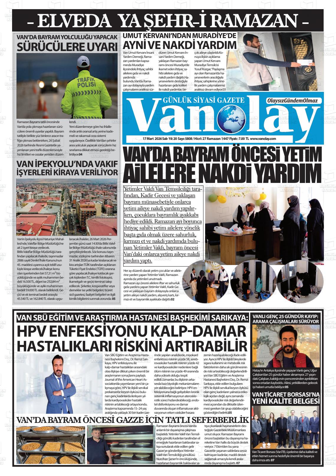 Van Olay 17.03.2026