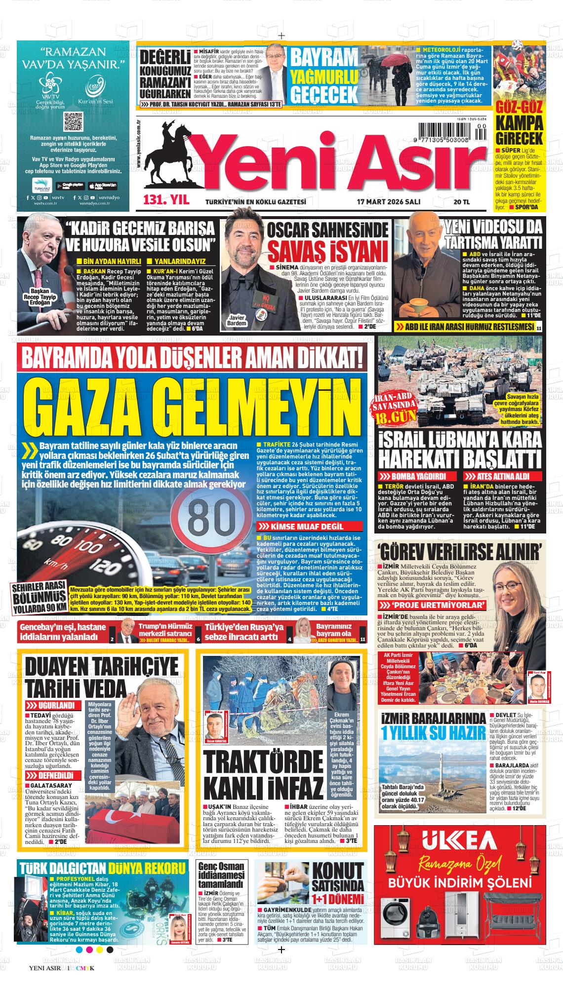 Izmir Yeniasir 17.03.2026