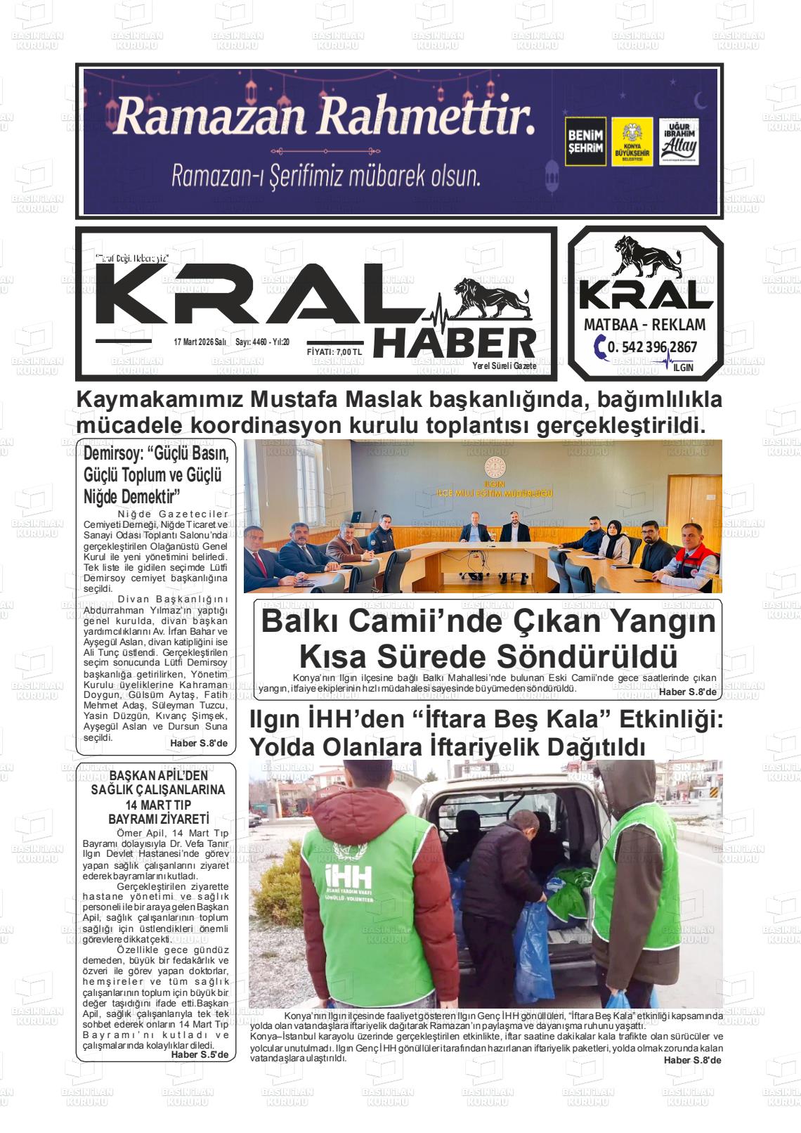 Konya Yeniilginpostasi 17.03.2026