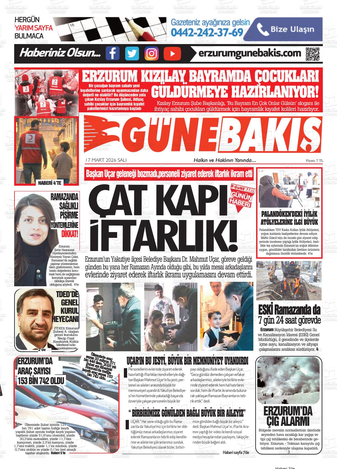 Erzurum Yenikusak 17.03.2026