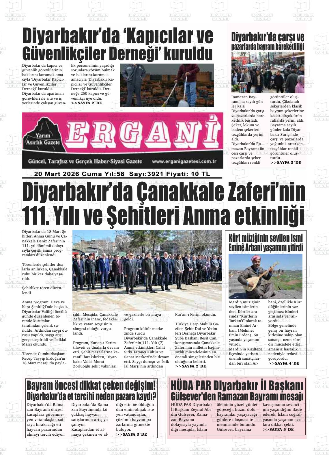 Diyarbakir Ergani 20.03.2026