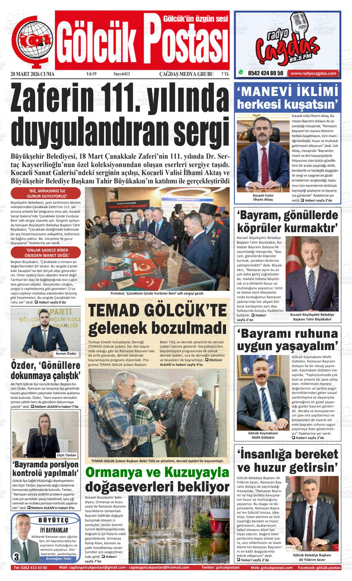 Kocaeli Golcukpostasi 20.03.2026