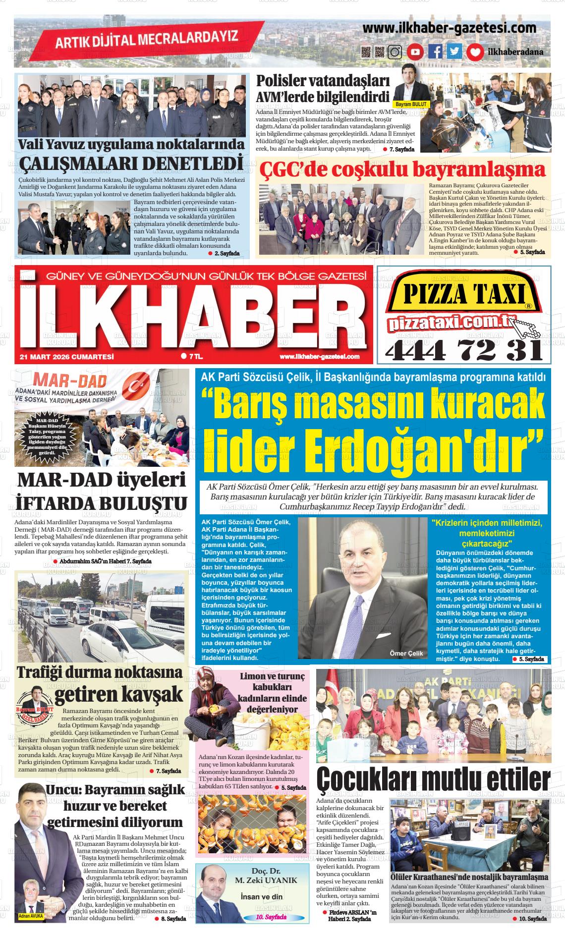 Adana Ilkhaber 21.03.2026