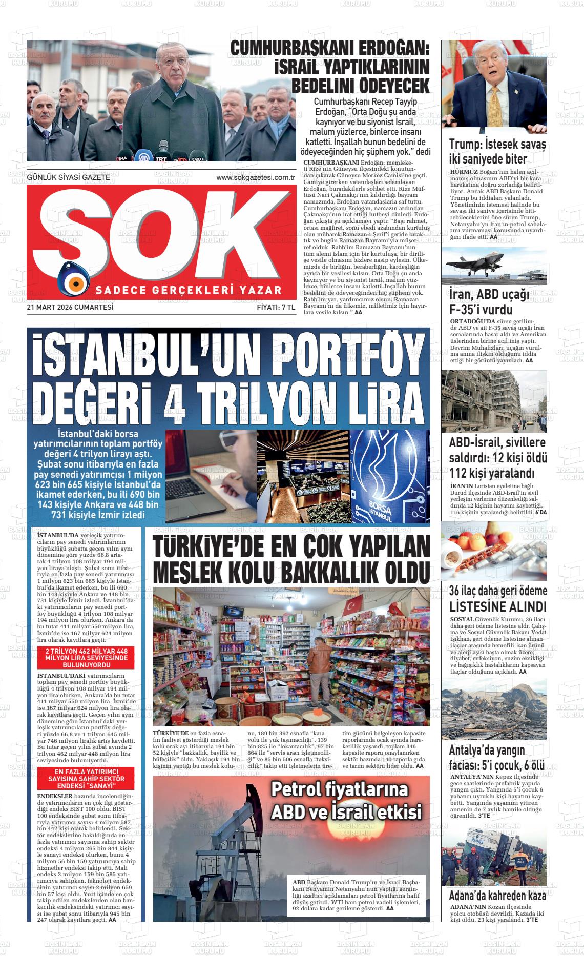 Istanbul Sok 21.03.2026