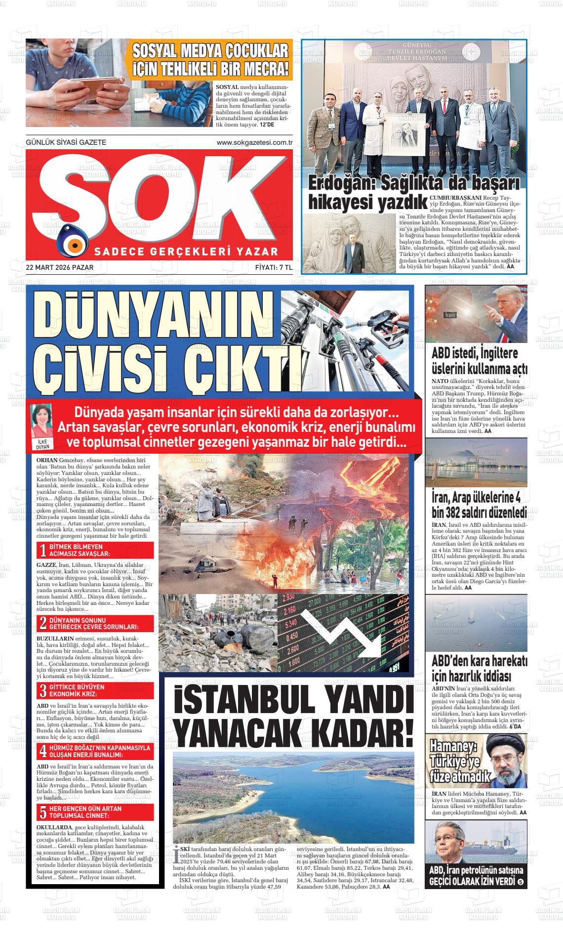 Istanbul Sok 22.03.2026