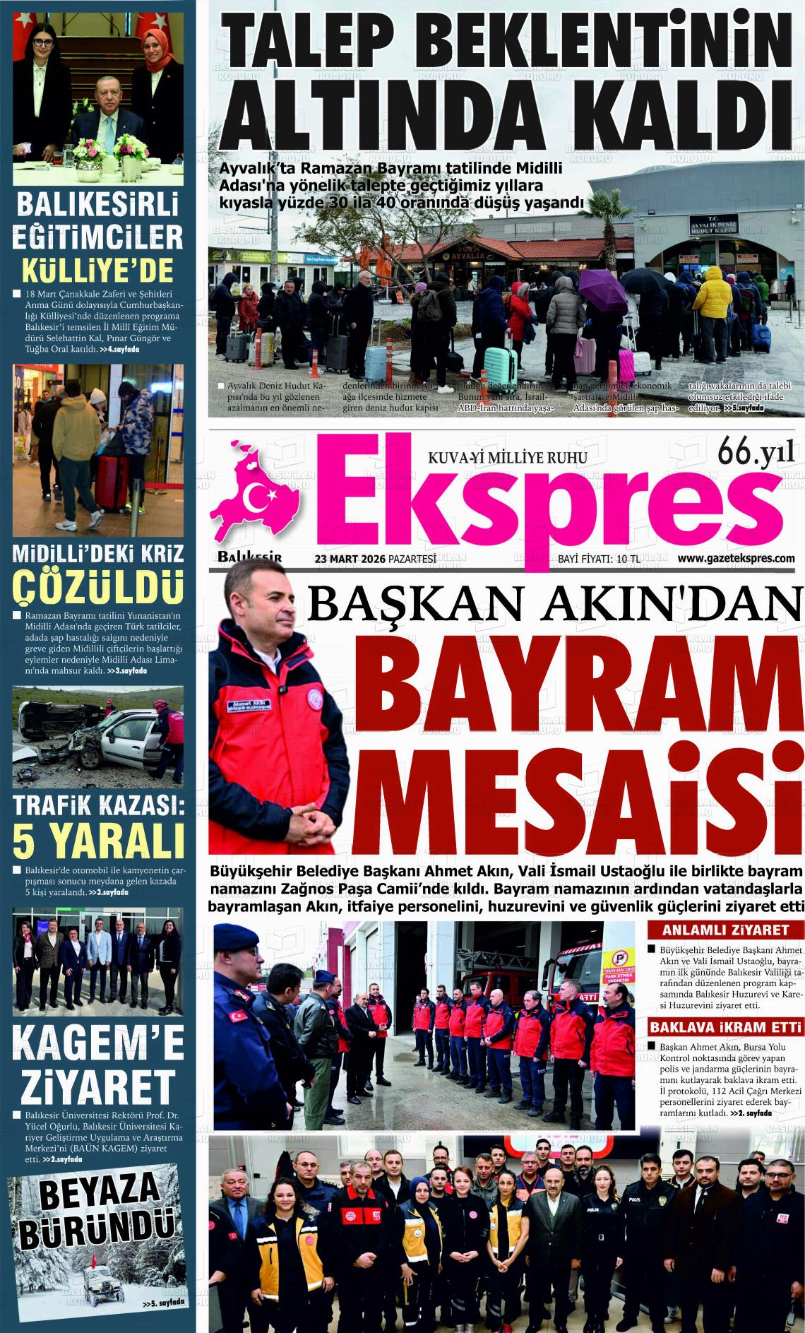 Balikesir Ekspres 23.03.2026