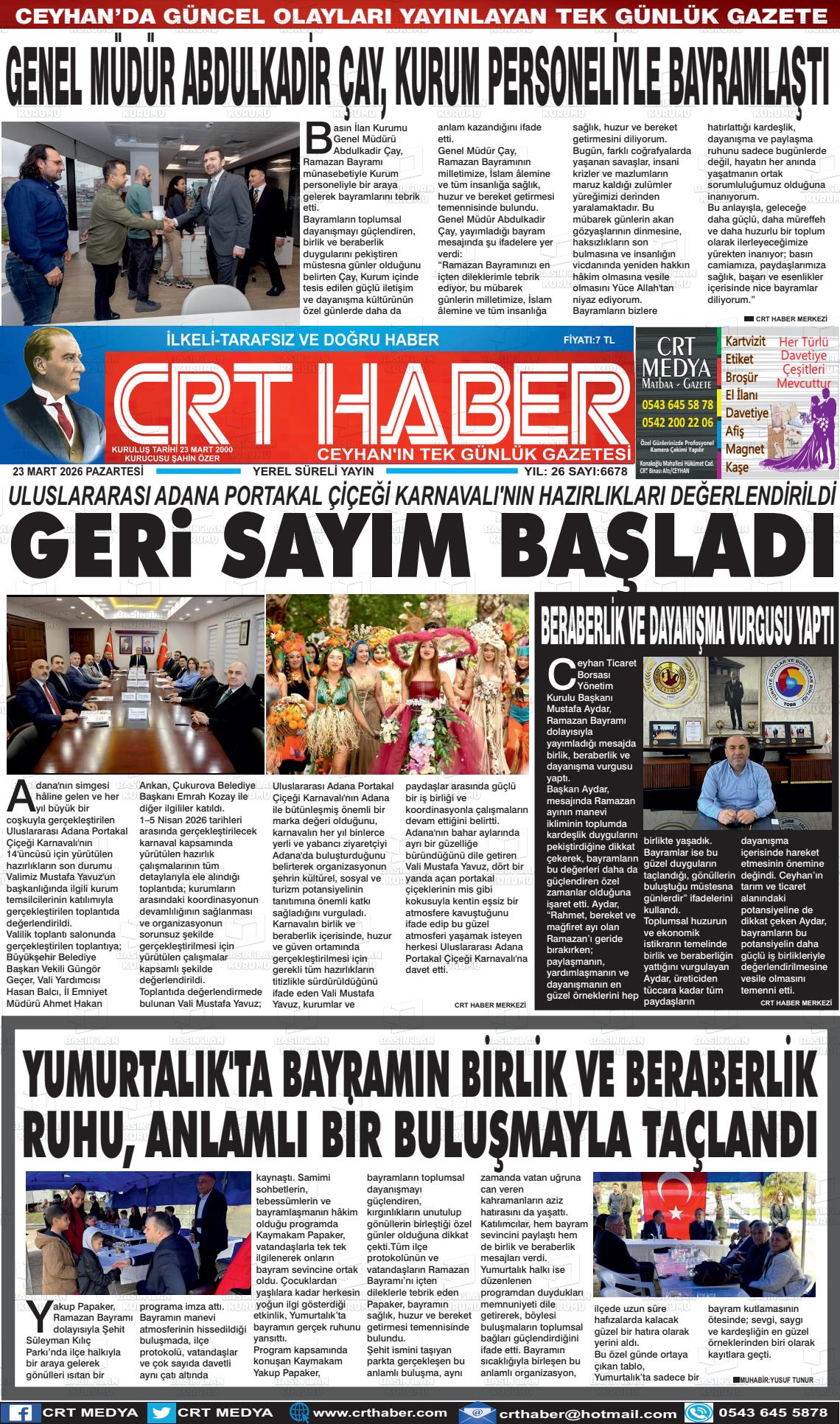 Adana Crthaber 23.03.2026