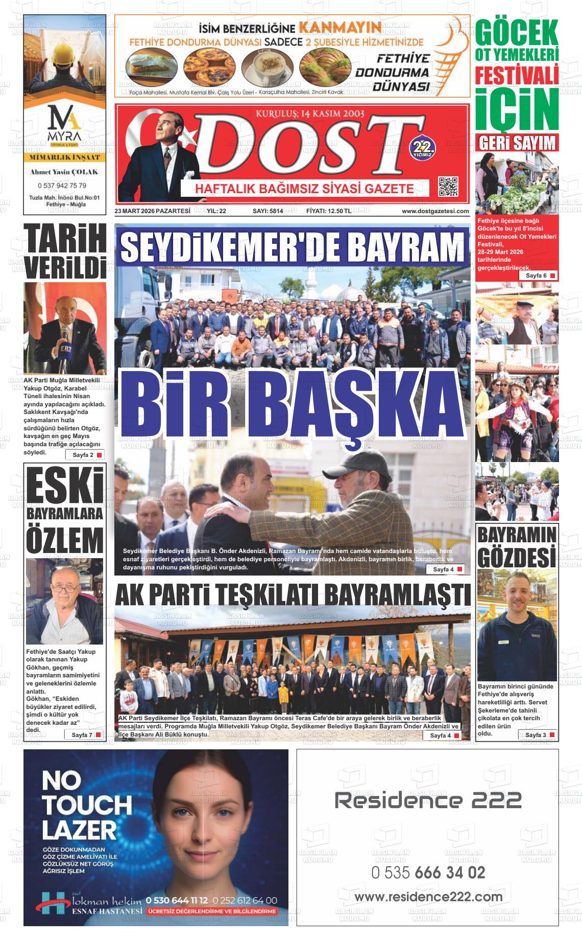 Mugla Dost 23.03.2026