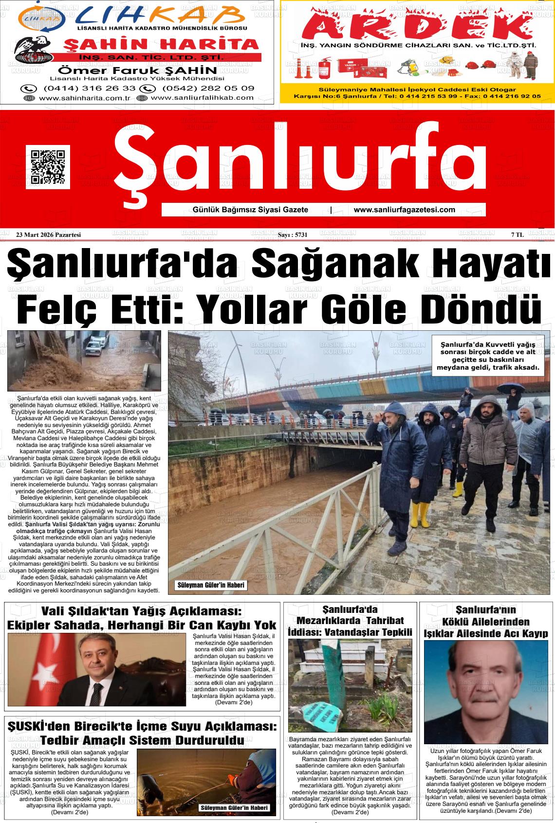 Sanliurfa Dunyadaveturkiyede 23.03.2026
