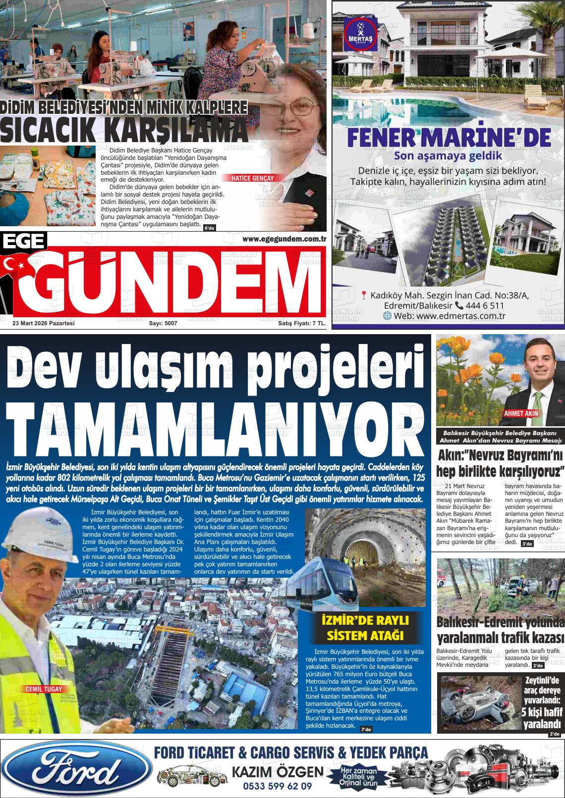 Balikesir Egegundem 23.03.2026