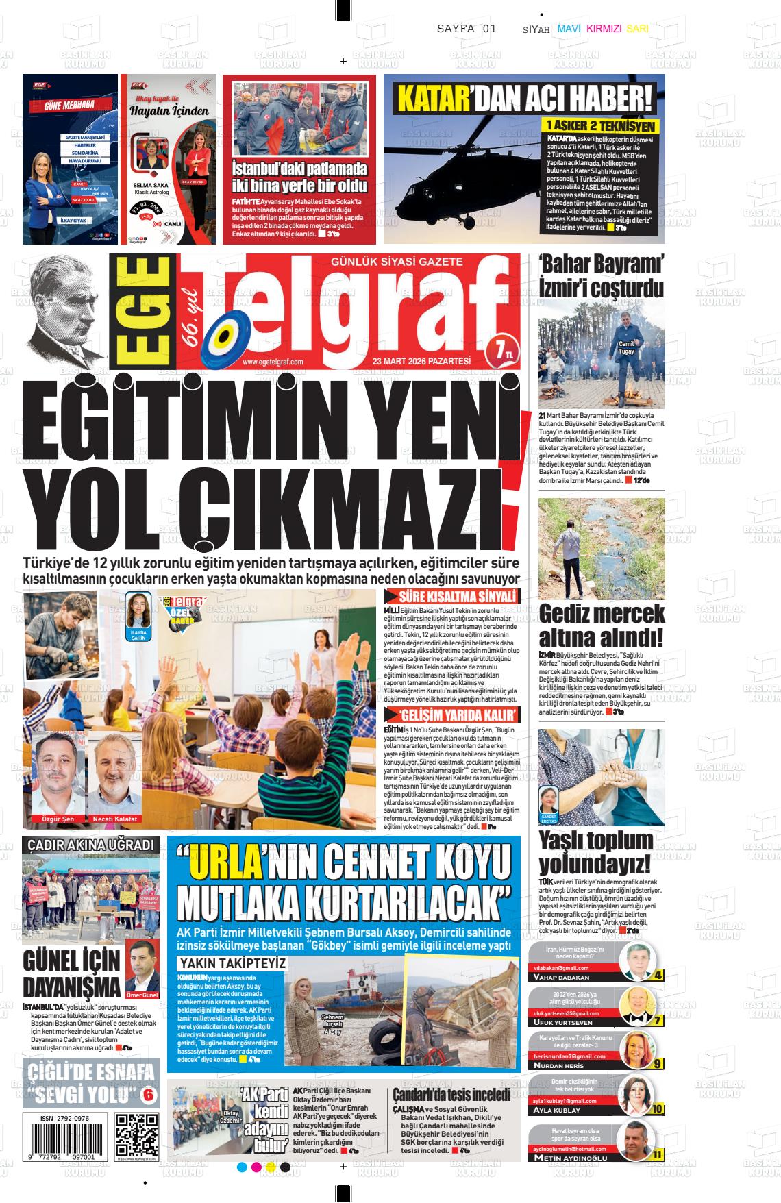 Izmir Egetelgraf 23.03.2026