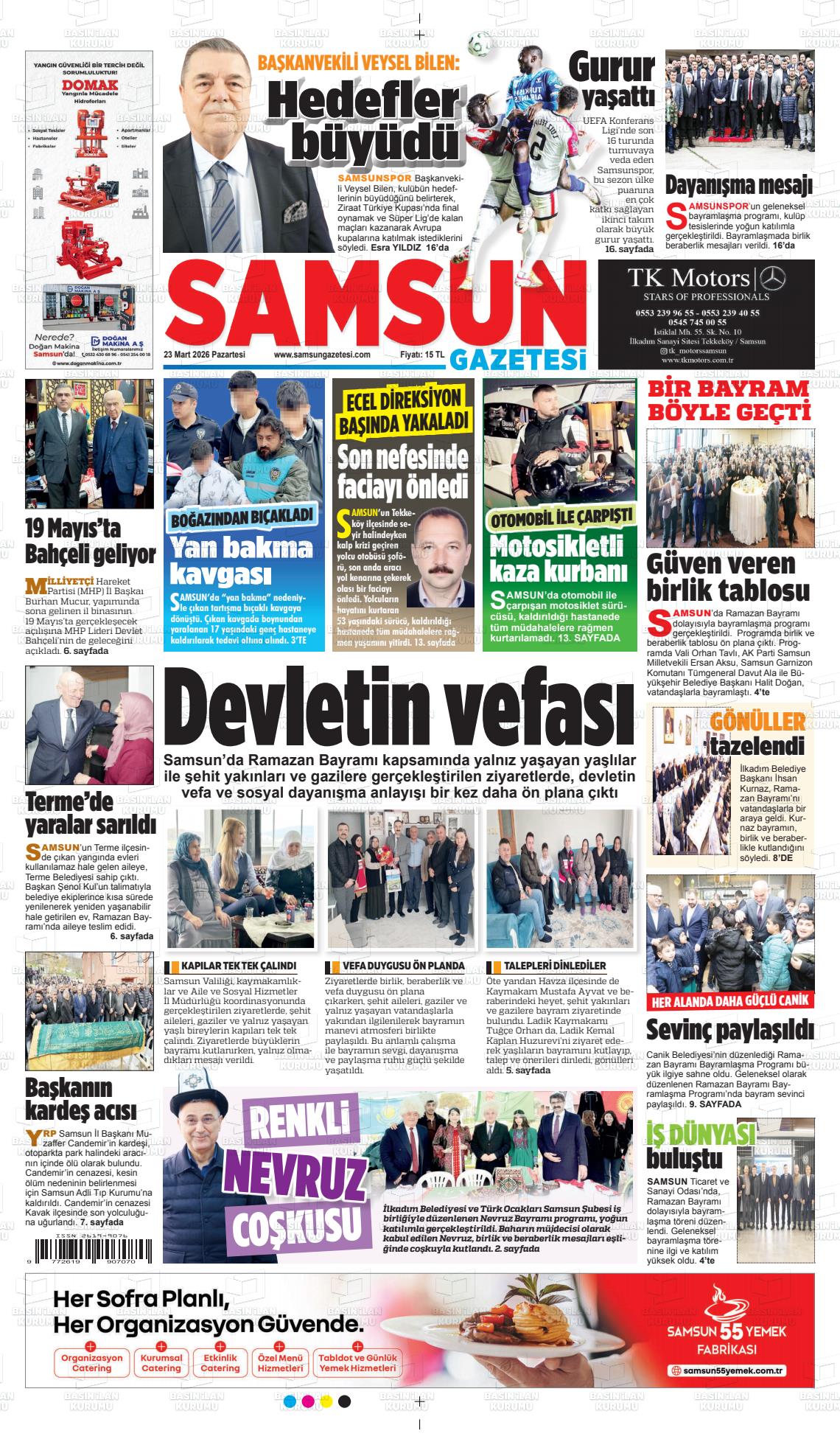 Samsun Ekip 23.03.2026