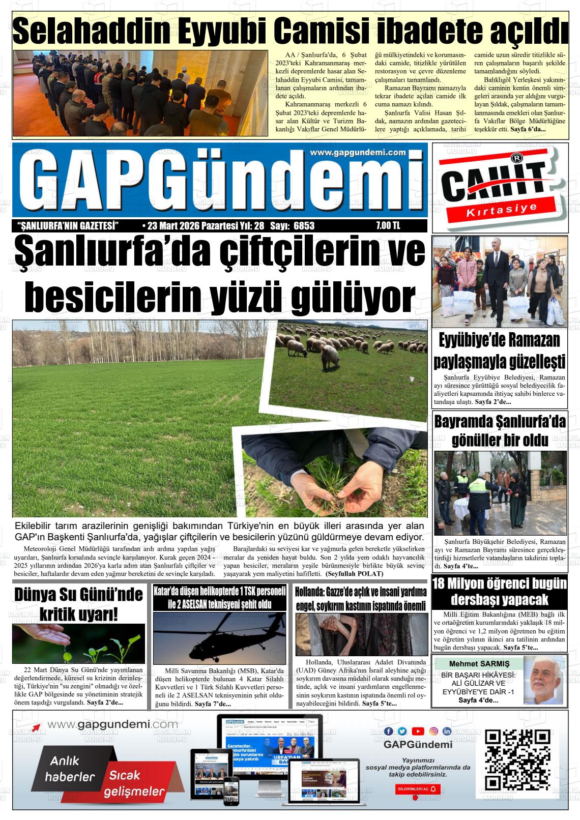 Sanliurfa Gapgundemi 23.03.2026