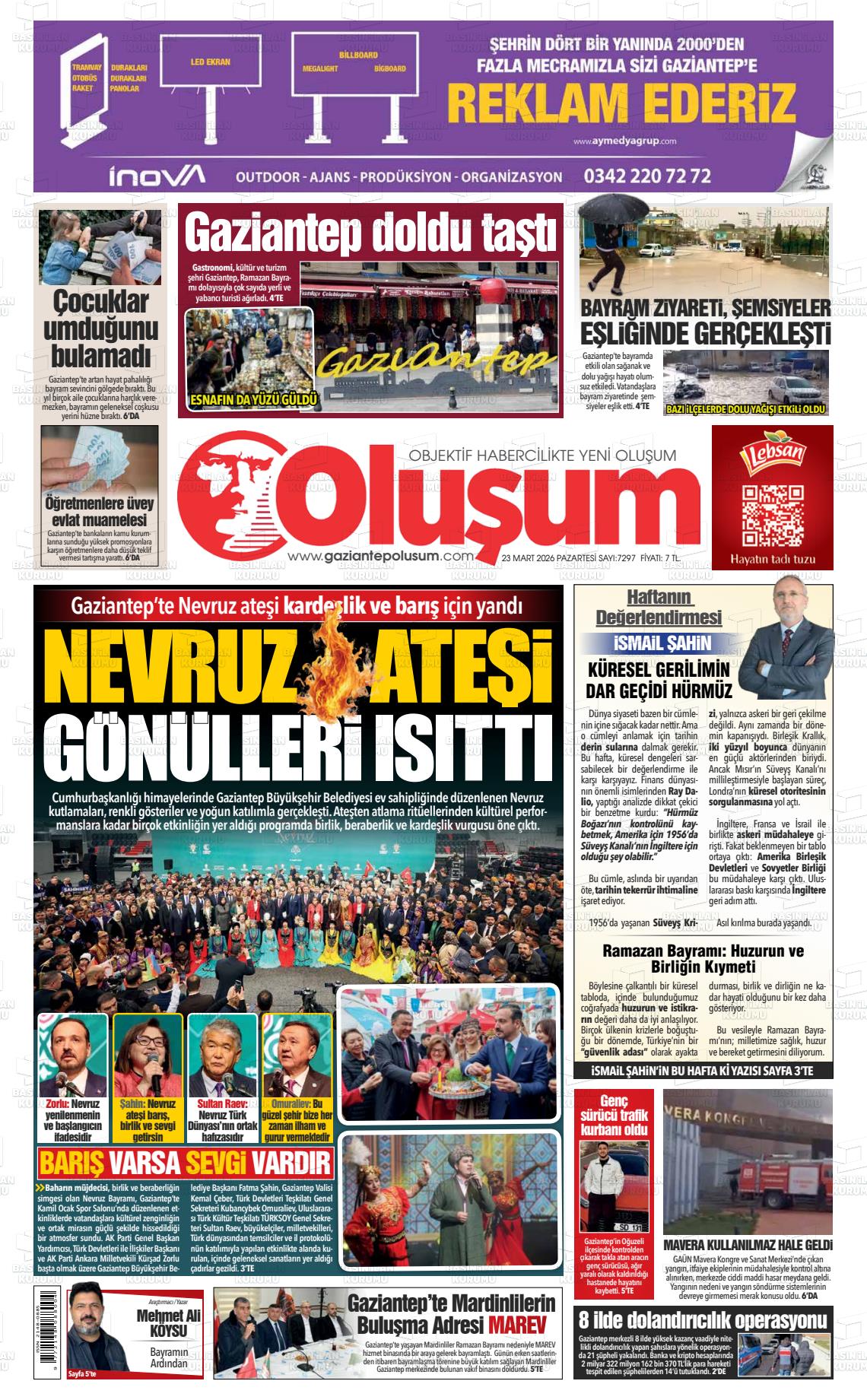 Gaziantep Olusum 23.03.2026