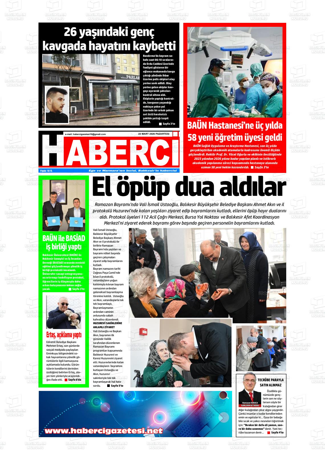 Mersin Haberci 23.03.2026